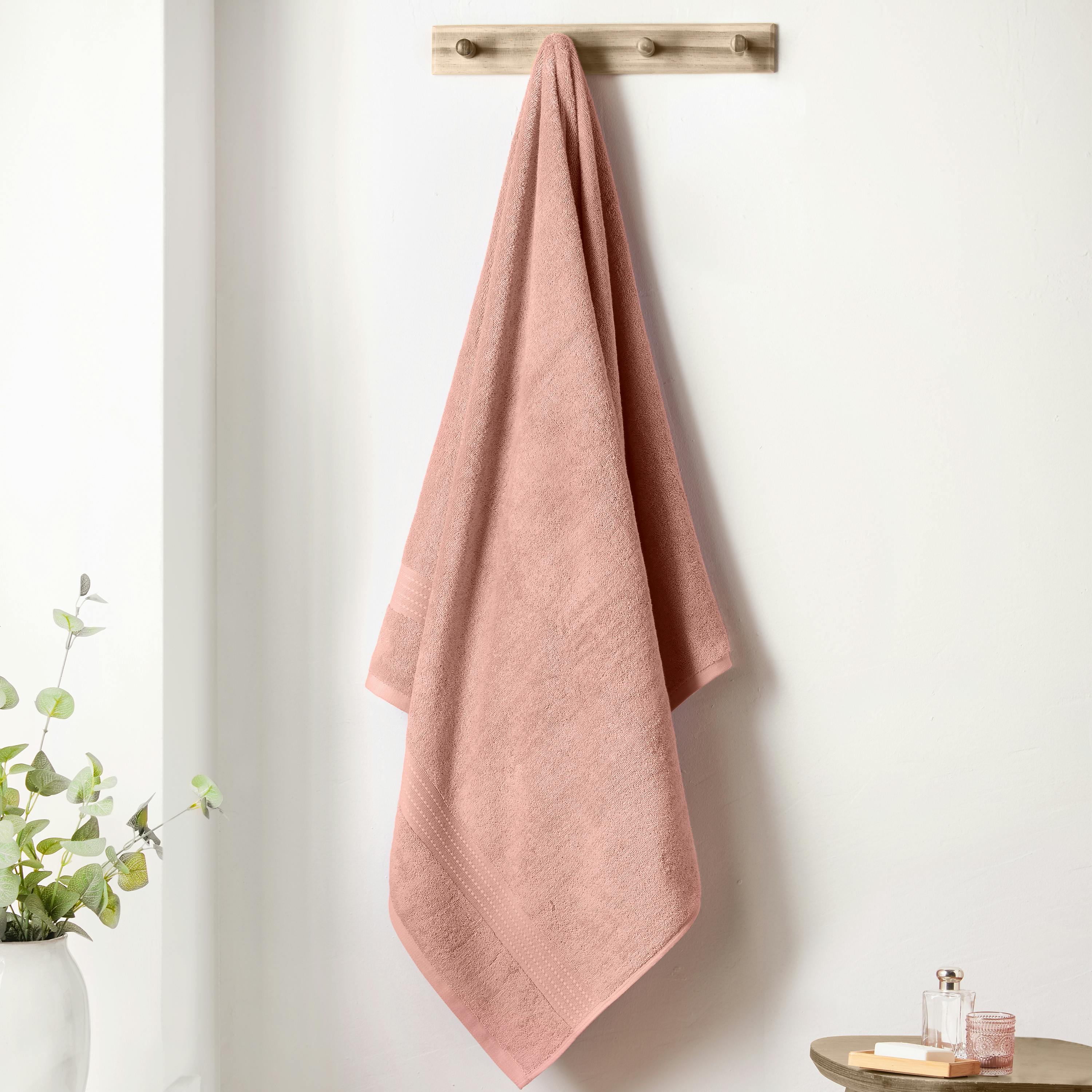 Bianca Pink Supima Cotton Towel - Bath Towel