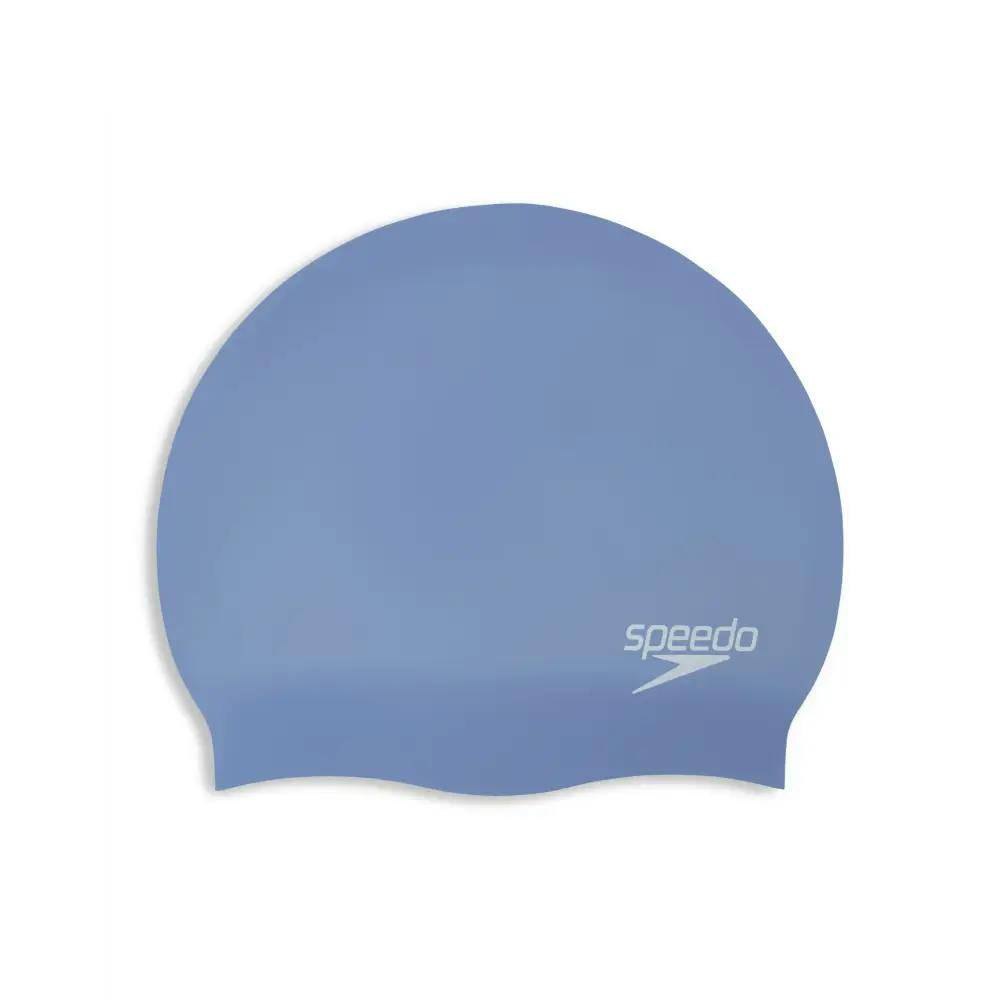 Speedo Lavender/Blue Long Hair Silicone Swimming Cap