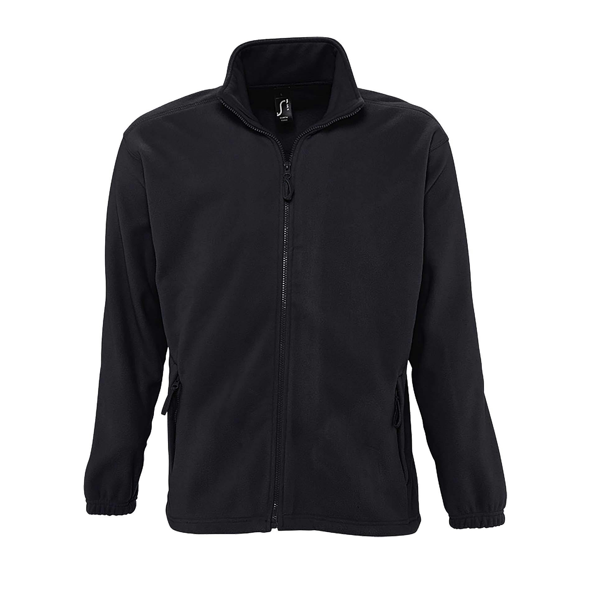 Sol's Men's Charcoal North Full Zip Outdoor Fleece Jacket In | Size: 5XL - Image 2