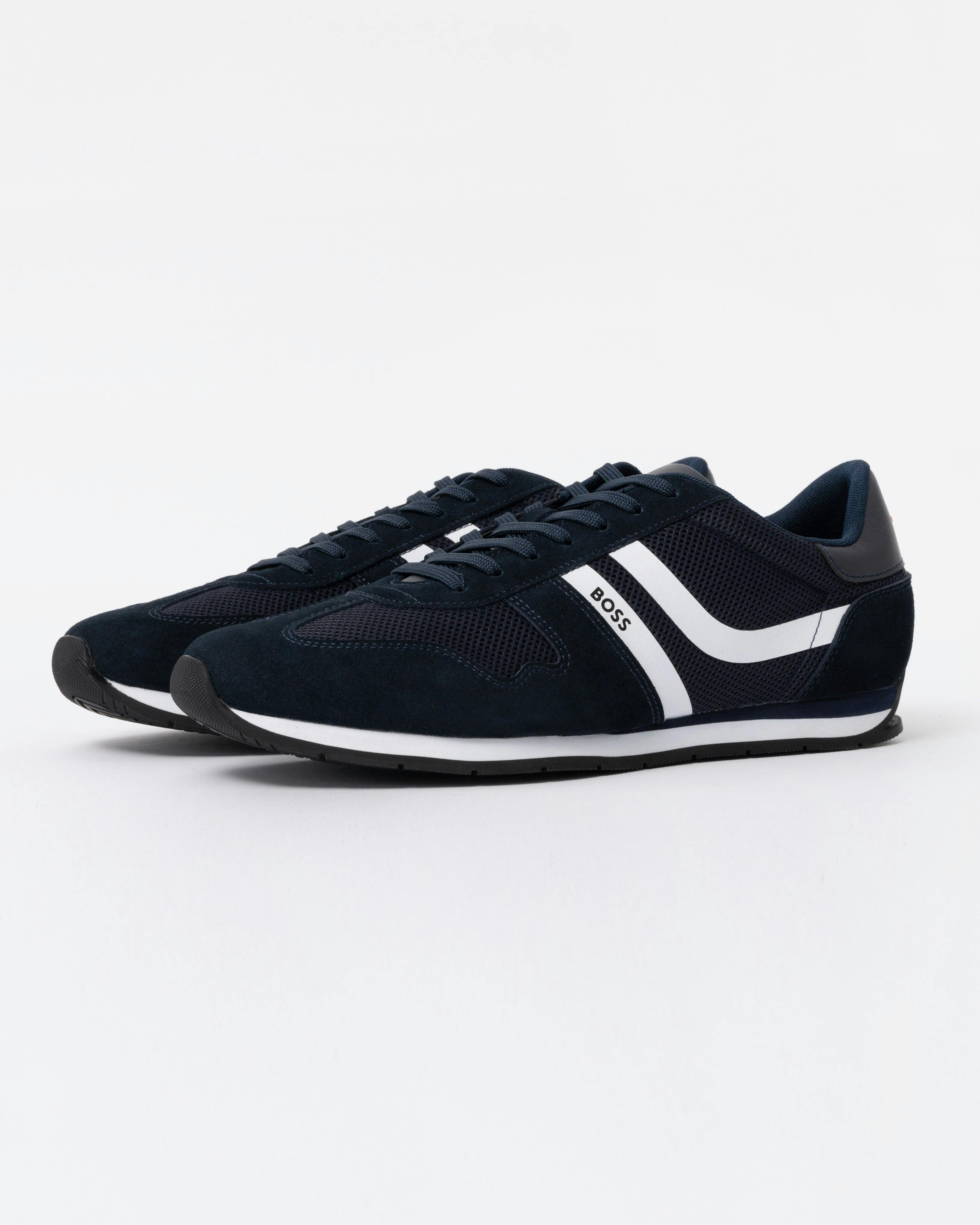 Boss Men's Orange/Dark/Blue Levon Runn Memi Trainers - 401 - 401 - Uk9 Eu43 Us10