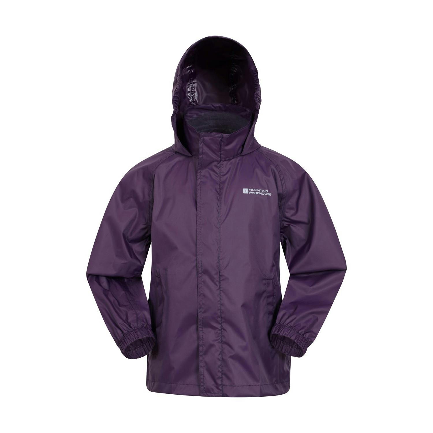 Mountain Warehouse Dark/Purple Childrens/Kids Pakka Ii Waterproof Jacket - 13 Years - 100% Polyamide