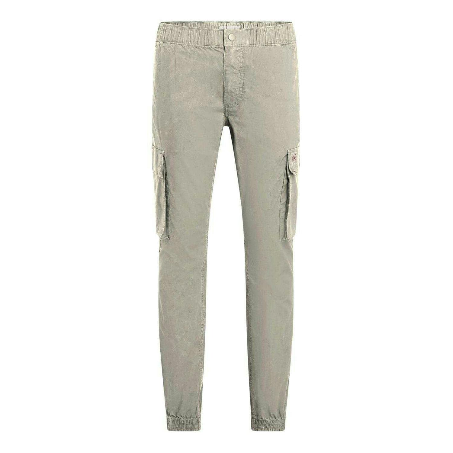 Calvin Klein Men's Cargo Trousers - Laurel/Oak - Xl - Laurel/Oak - 97% Cotton/3% Elastane