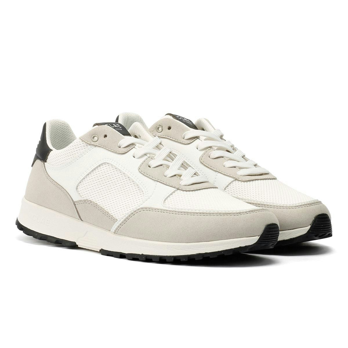 Clae Men's White Cl24ajs03-Mwn Joshua Microchip/White/Navy - Uk 7 / Eu 41 / Us 8