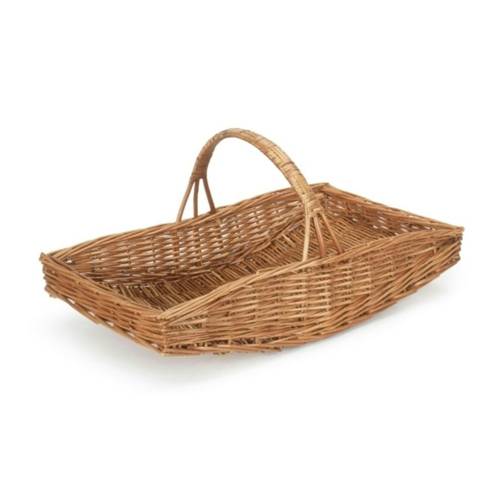 Red Hamper Red/Brown Hamper Double Steamed Willow Garden Trug - Garden Trug Large