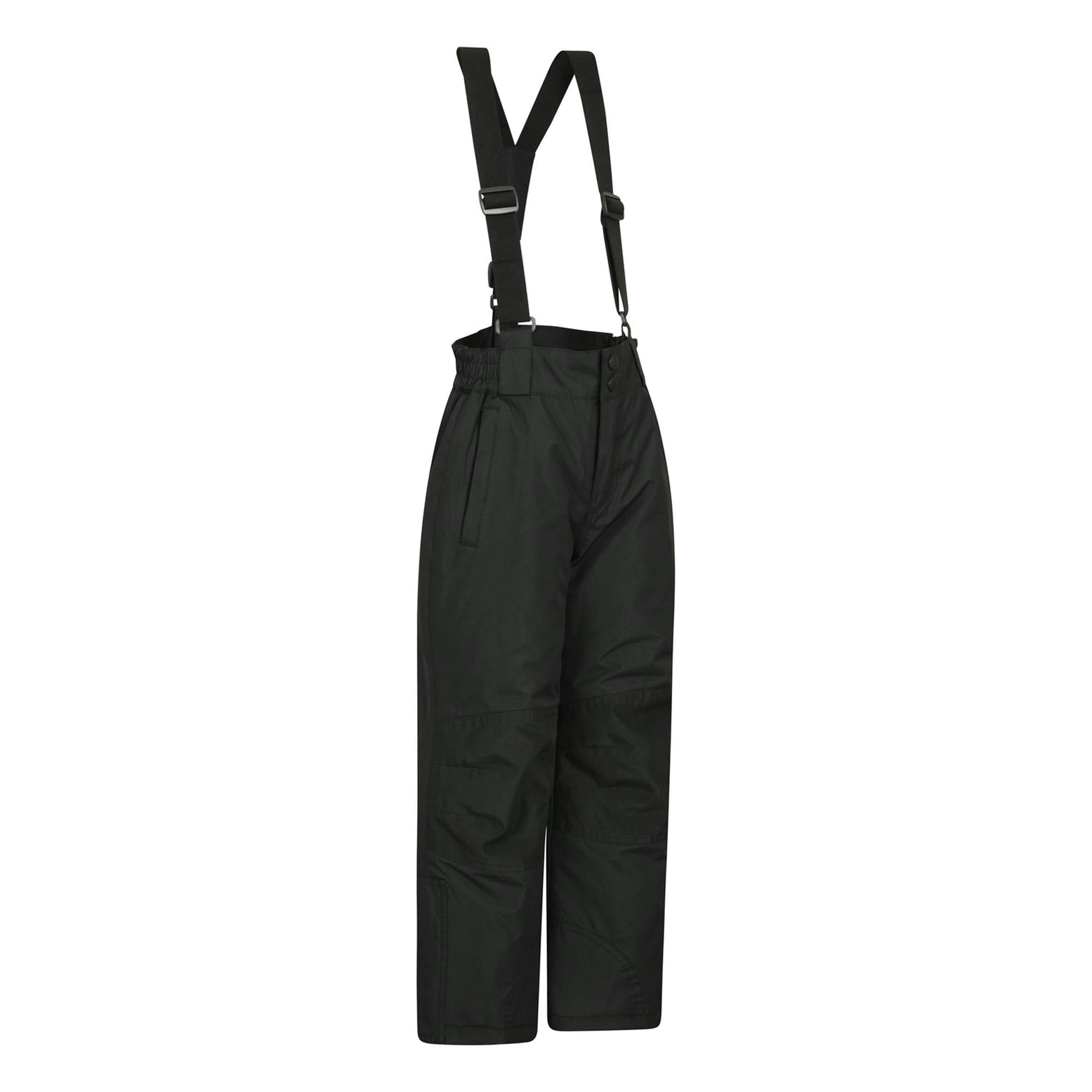 Mountain Warehouse Black Kids Camo Ski Jacket & Trousers Set - 13 Years