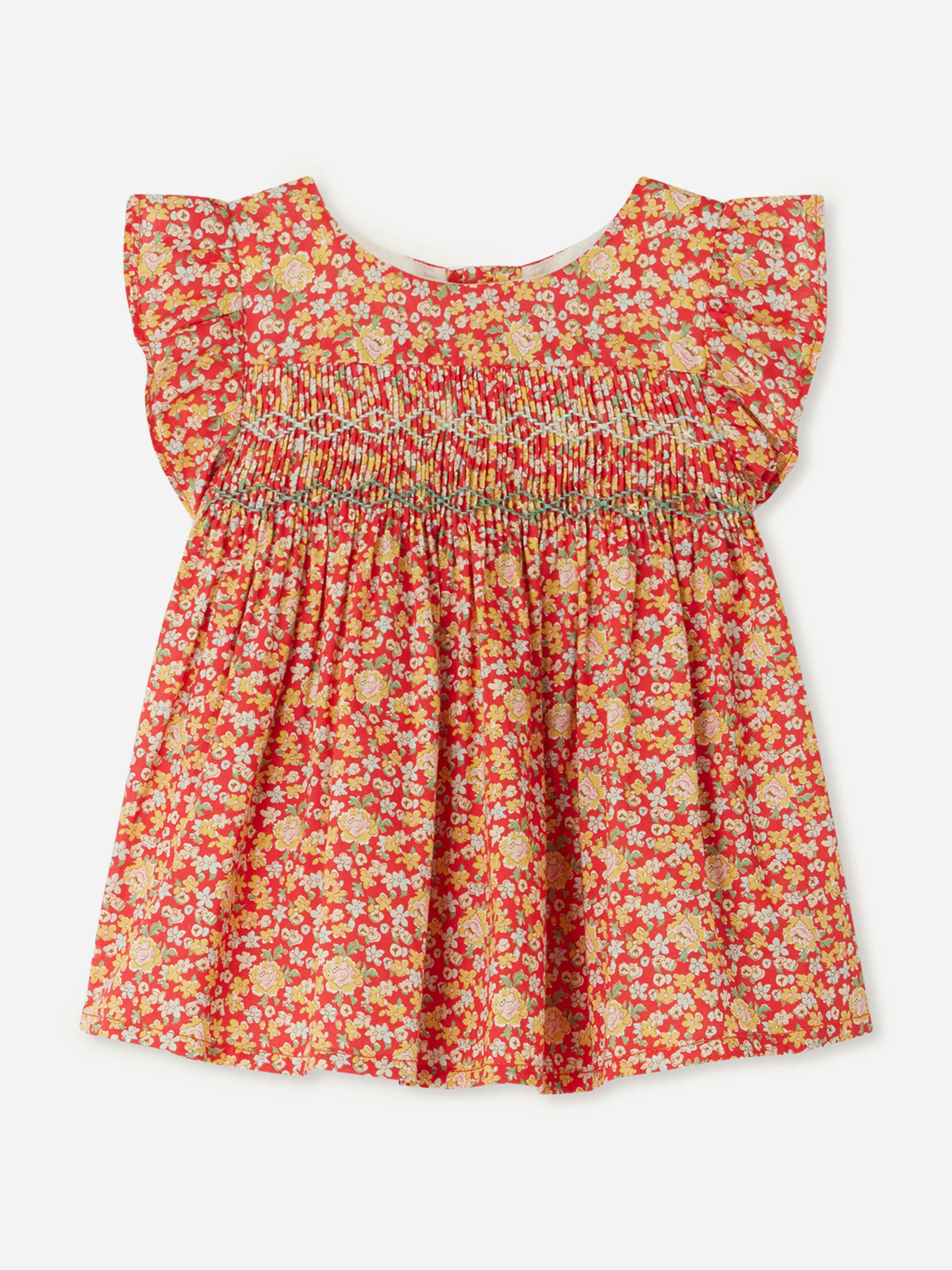 Bonpoint Women's Red Baby Girls Naomie Blouse In - 12 Mths