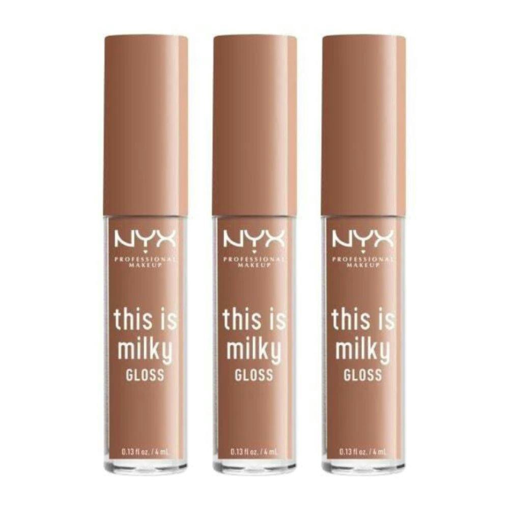 Nyx Cosmetics 2 X Nyx This Is Milky Lip Gloss 4Ml - Cookies And Milk - Image 4