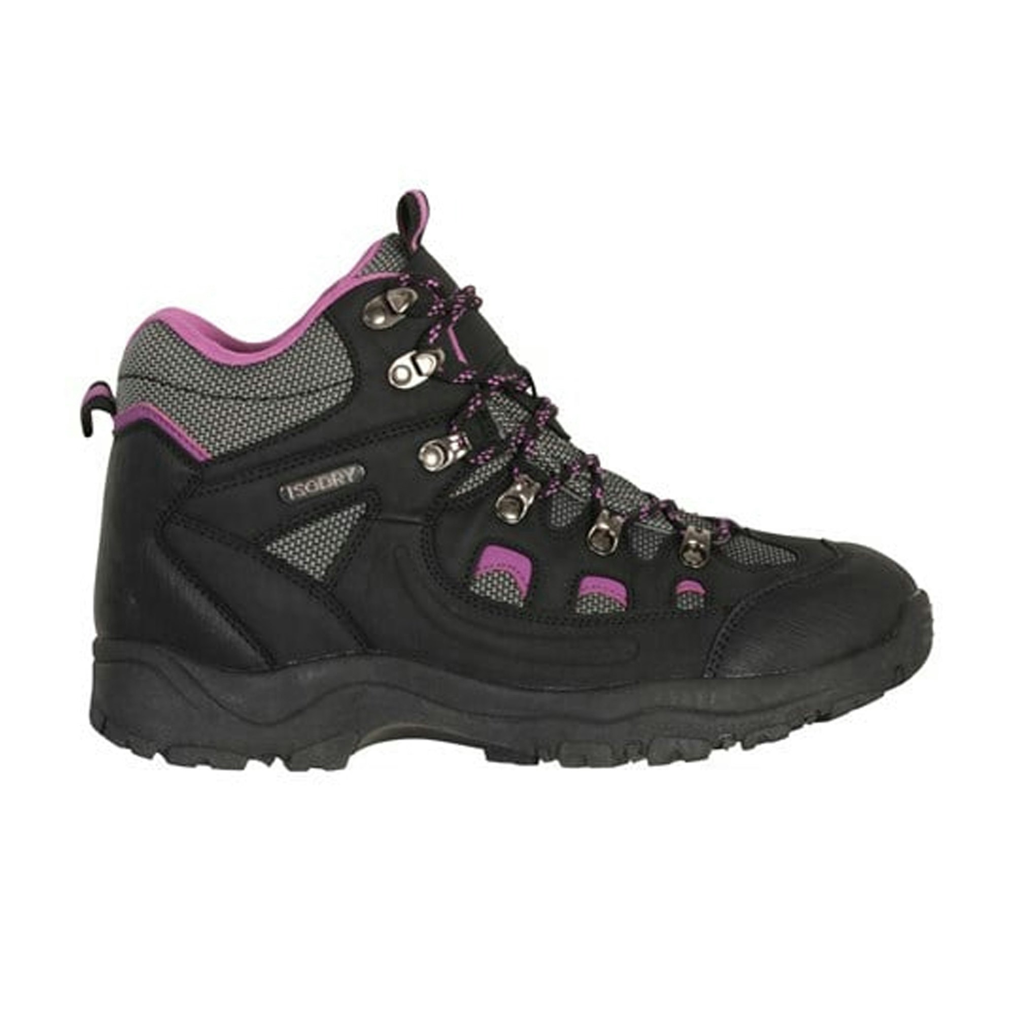 Mountain Warehouse Women's Black Adventurer Waterproof Walking Boots - Size 4.5 Uk