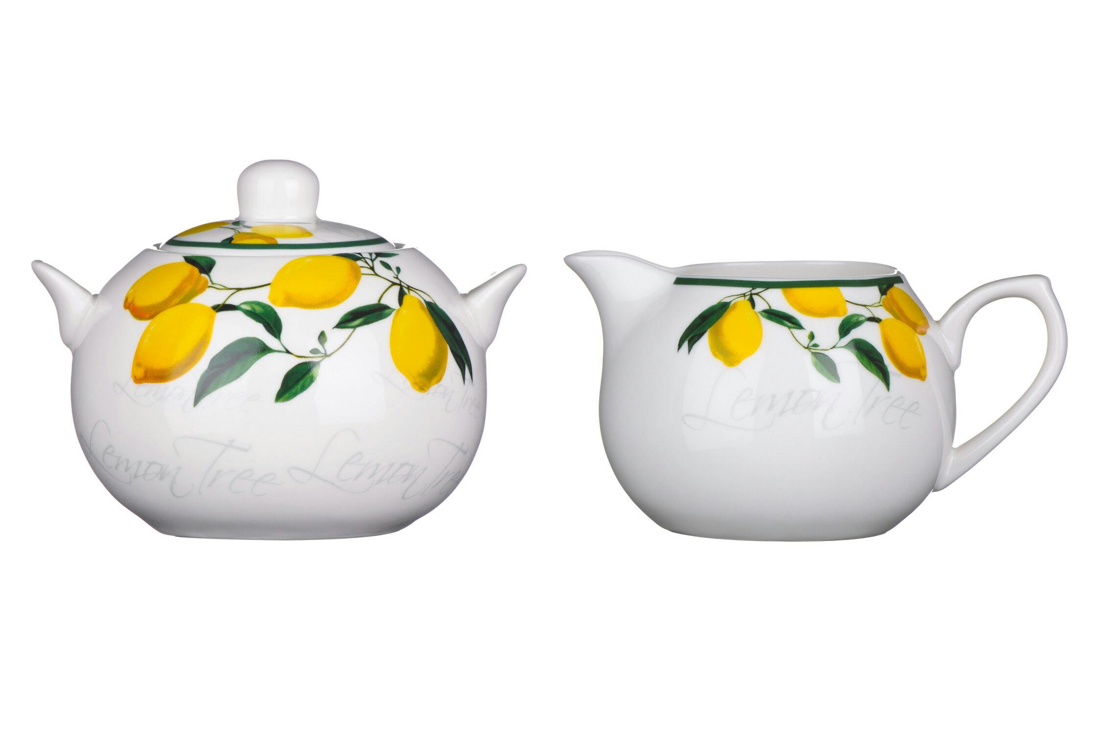 Rackhams Cream Orchard Fruits Lemon Tree Sugar And Set