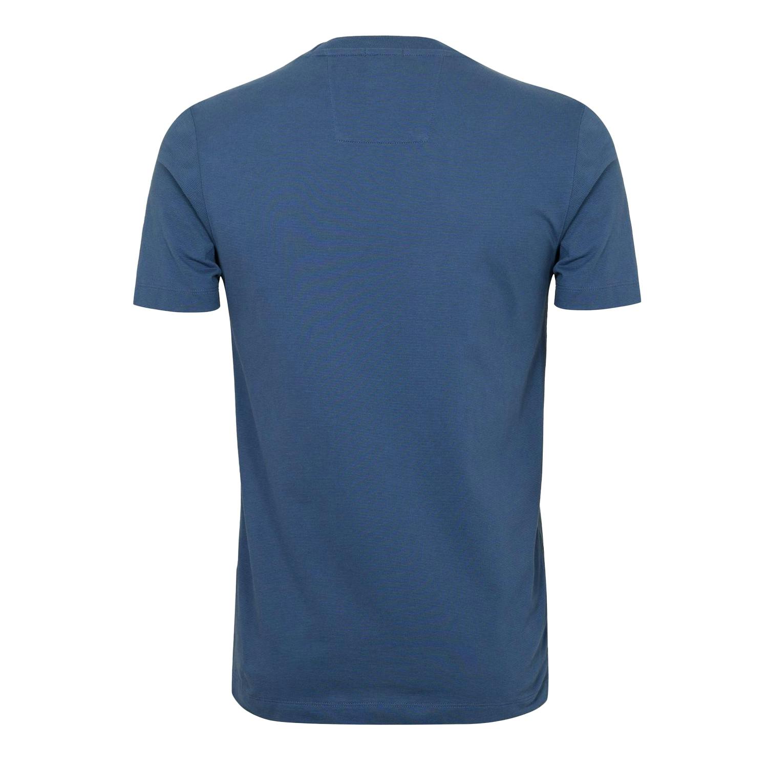 Boss Men's Blue Tessler Regular T-Shirt - S - 100% Mixed