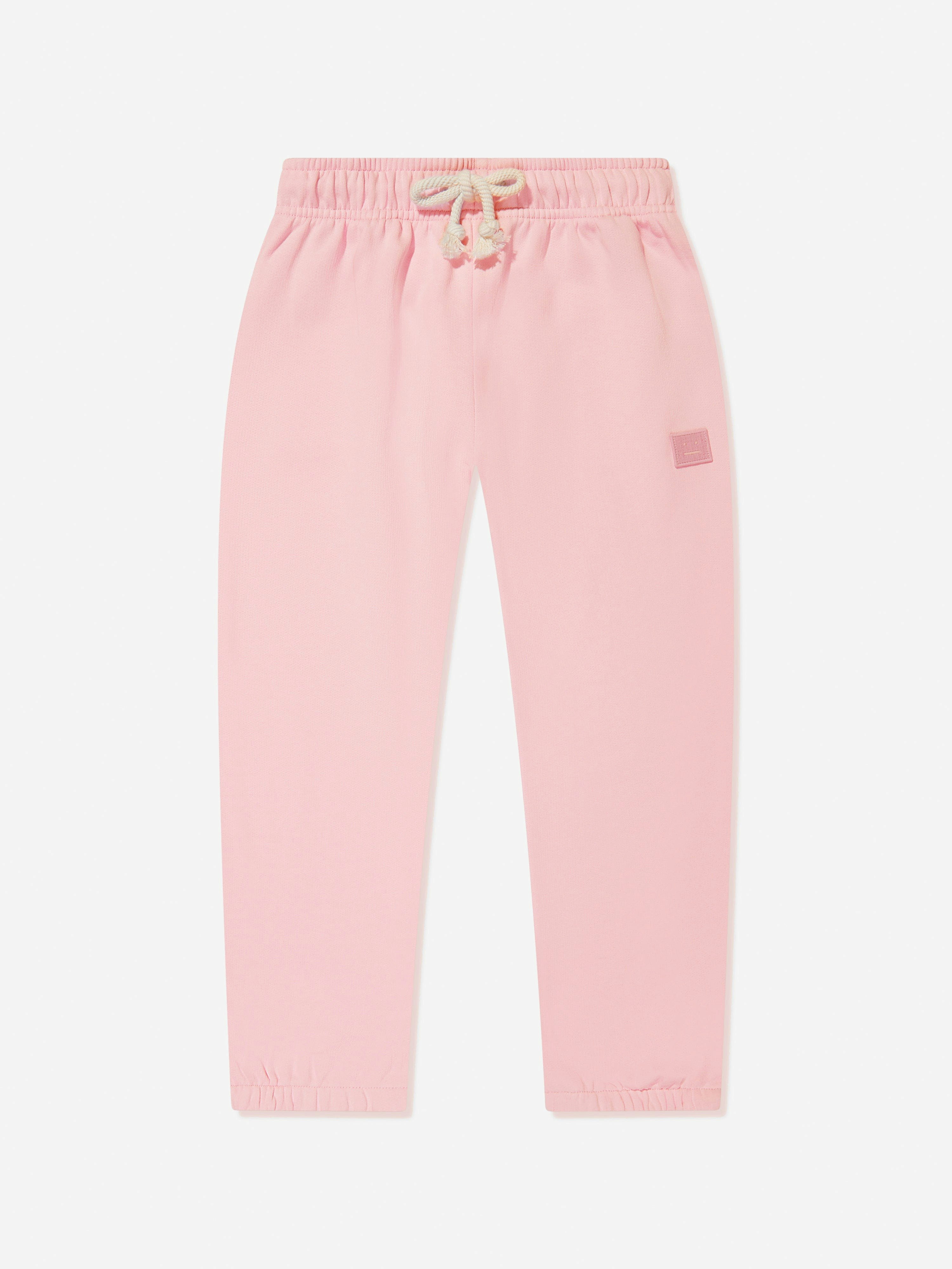 Acne Studios Unisex Kids Pink Kids Logo Joggers In - 4 - 6 Yrs