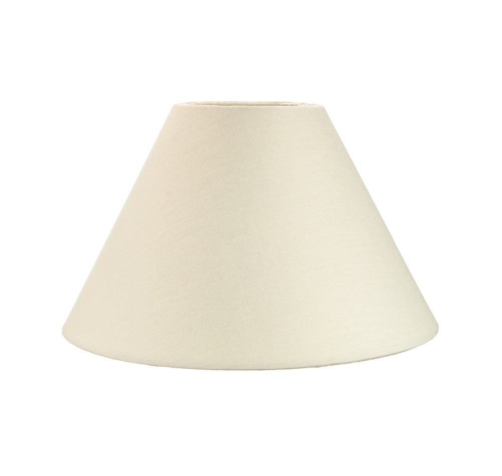 Rackhams Cream Traditional 10" Cotton Coolie Lampshade Suitable For Table Lamp Or Pendant