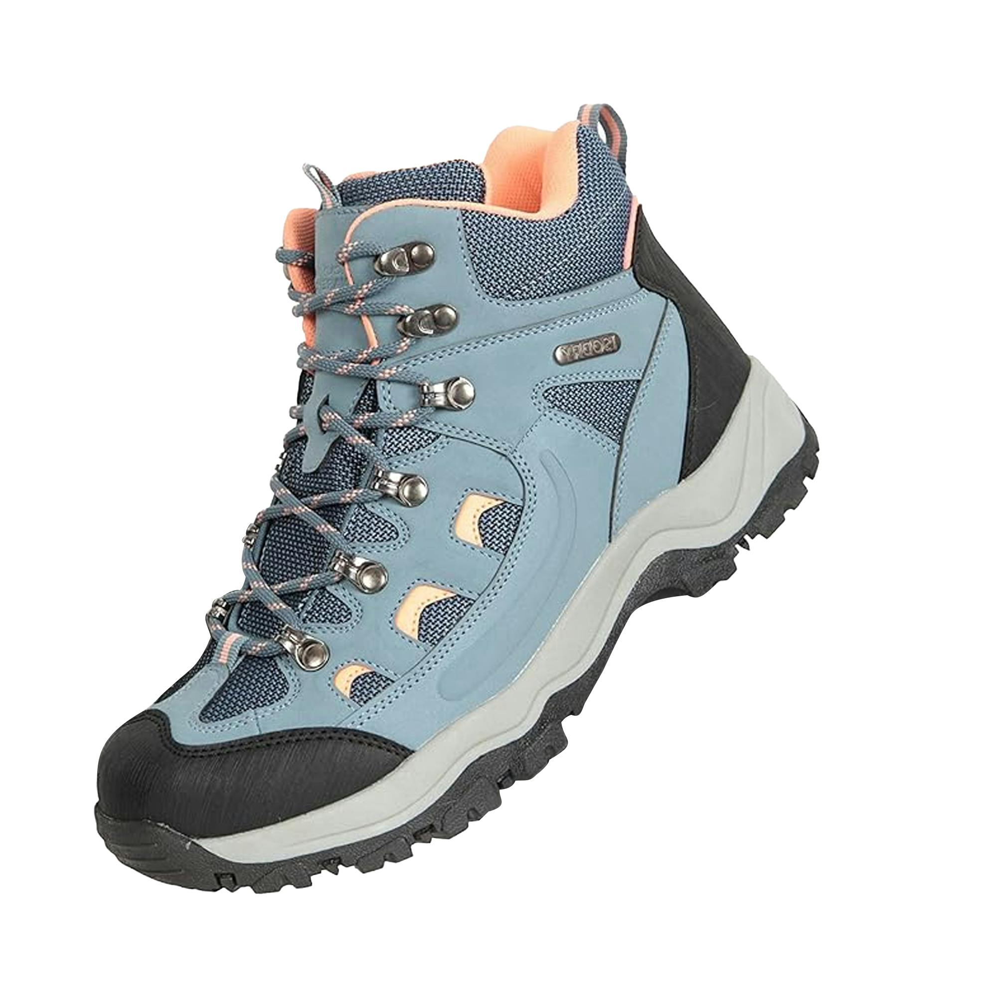 Mountain Warehouse Women's Blue Adventurer Waterproof Walking Boots - 6 Uk - 90% Synthetic/10% Mesh