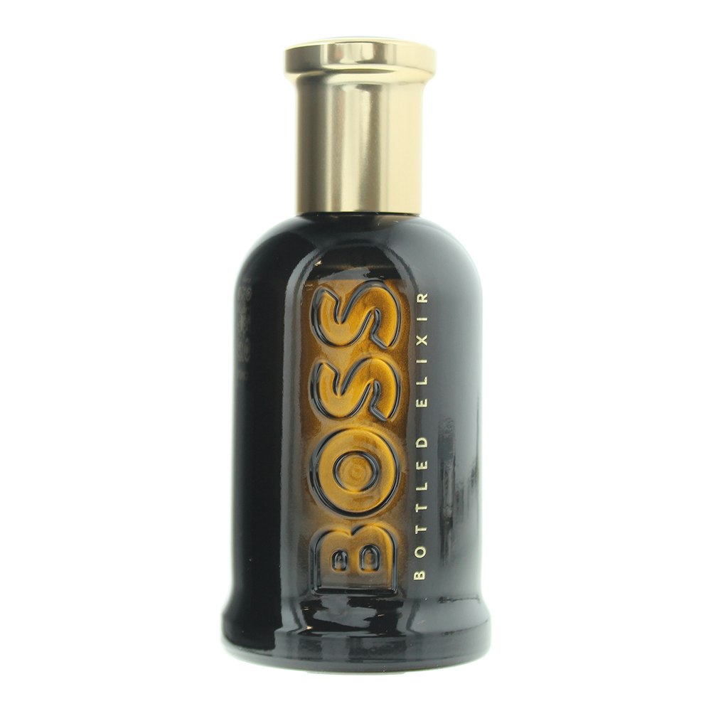 Hugo Boss Men's Light/Black/Golden Boss Bottled Elixir Parfum Intense Spray 50Ml - Image 21