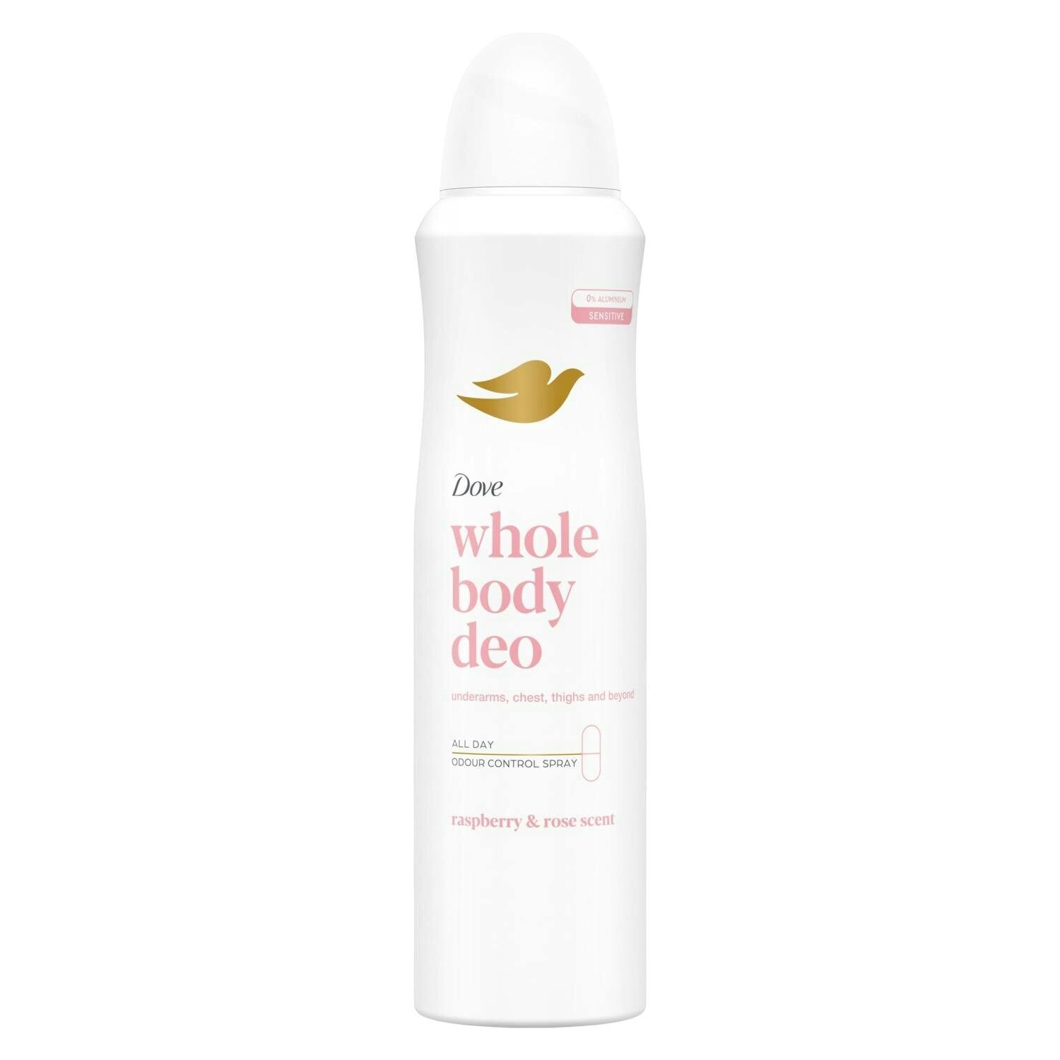Dove Whole Body Odour Protection Deodorant Spray Raspberry & Rose, 12x150ml - Image 9