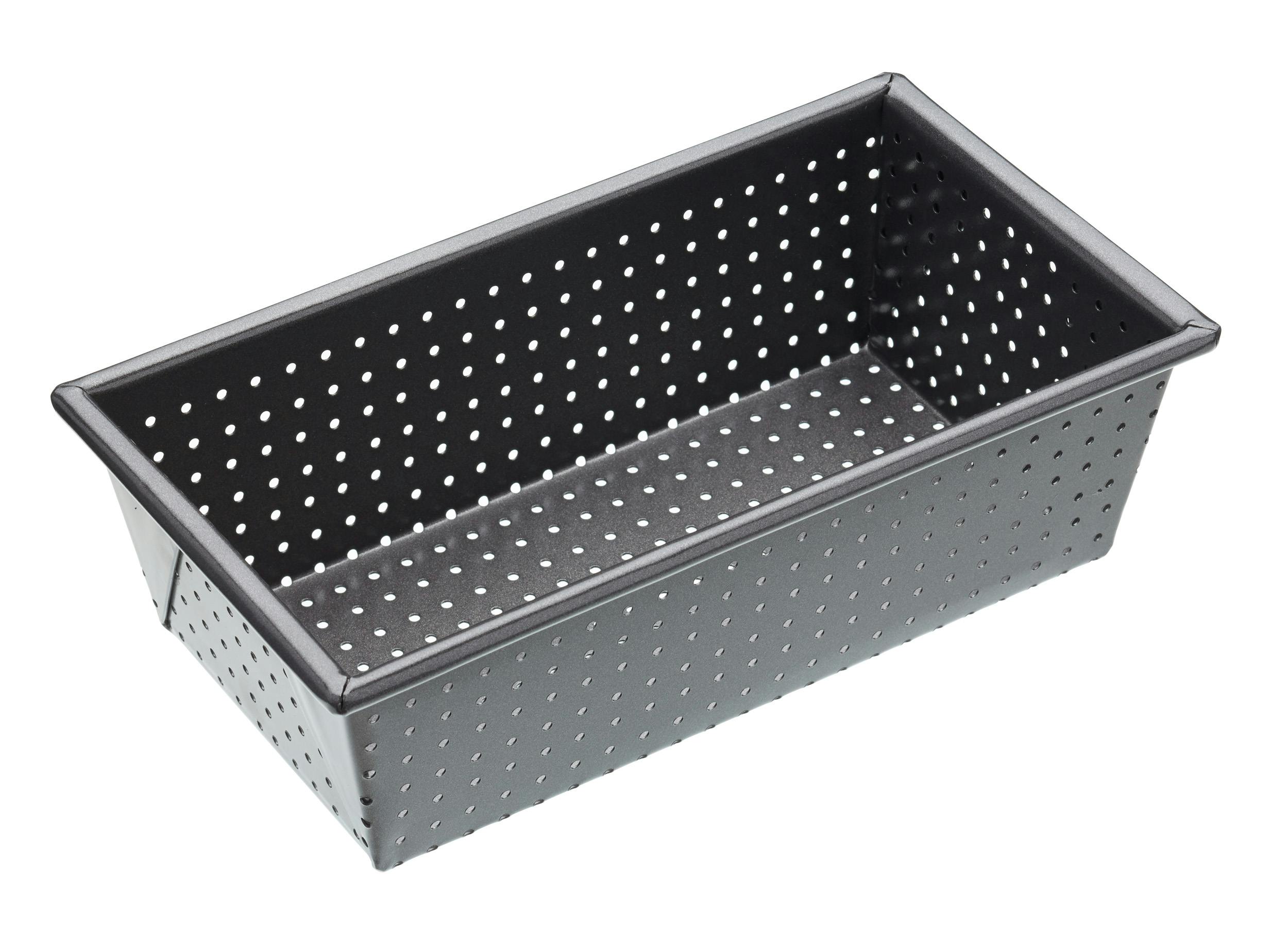 Rackhams Black Crusty Bake 2Lb Non-Stick Loaf Pan - Steel - Baking Tin