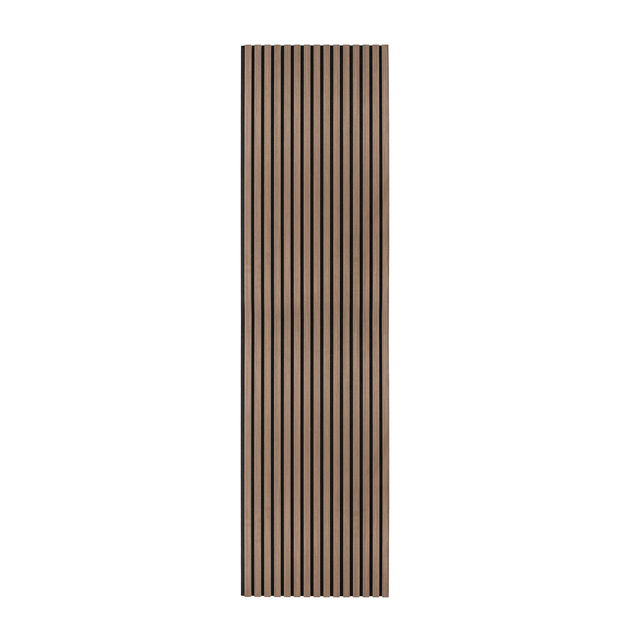 Rackhams Dark Acoustic Slat Wall Panel - Walnut