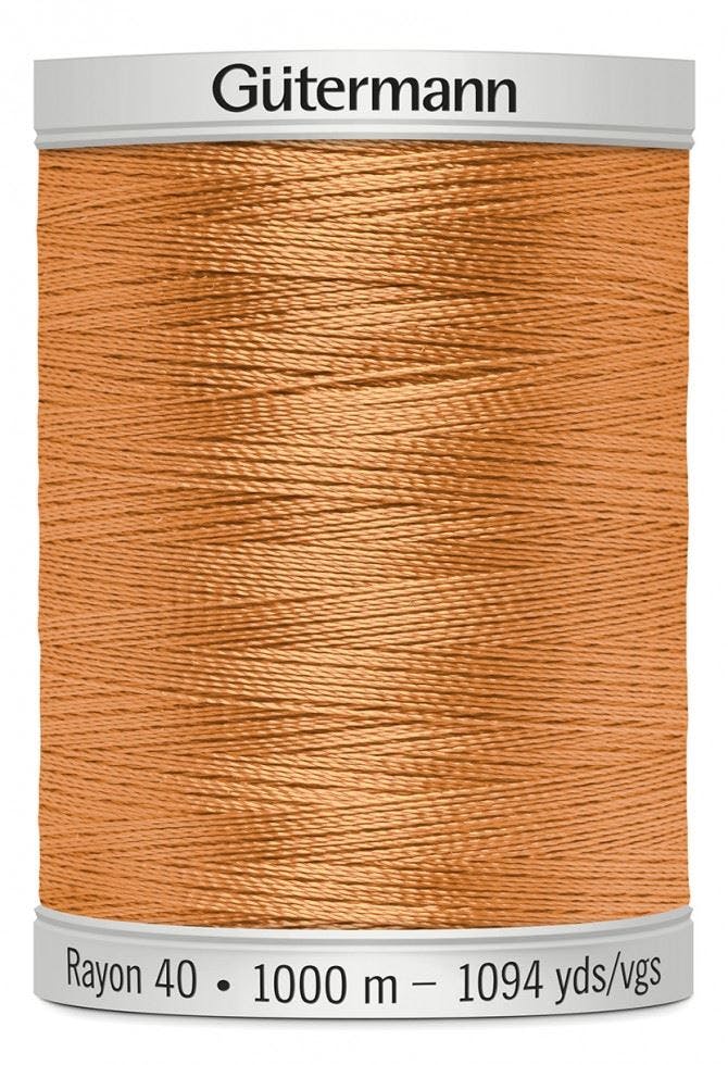 Gutermann No 40 Sulky Rayon Embroidery Thread 1000M Rayon Thread Suitable For Embroidery - 1239 - 1000 Metres