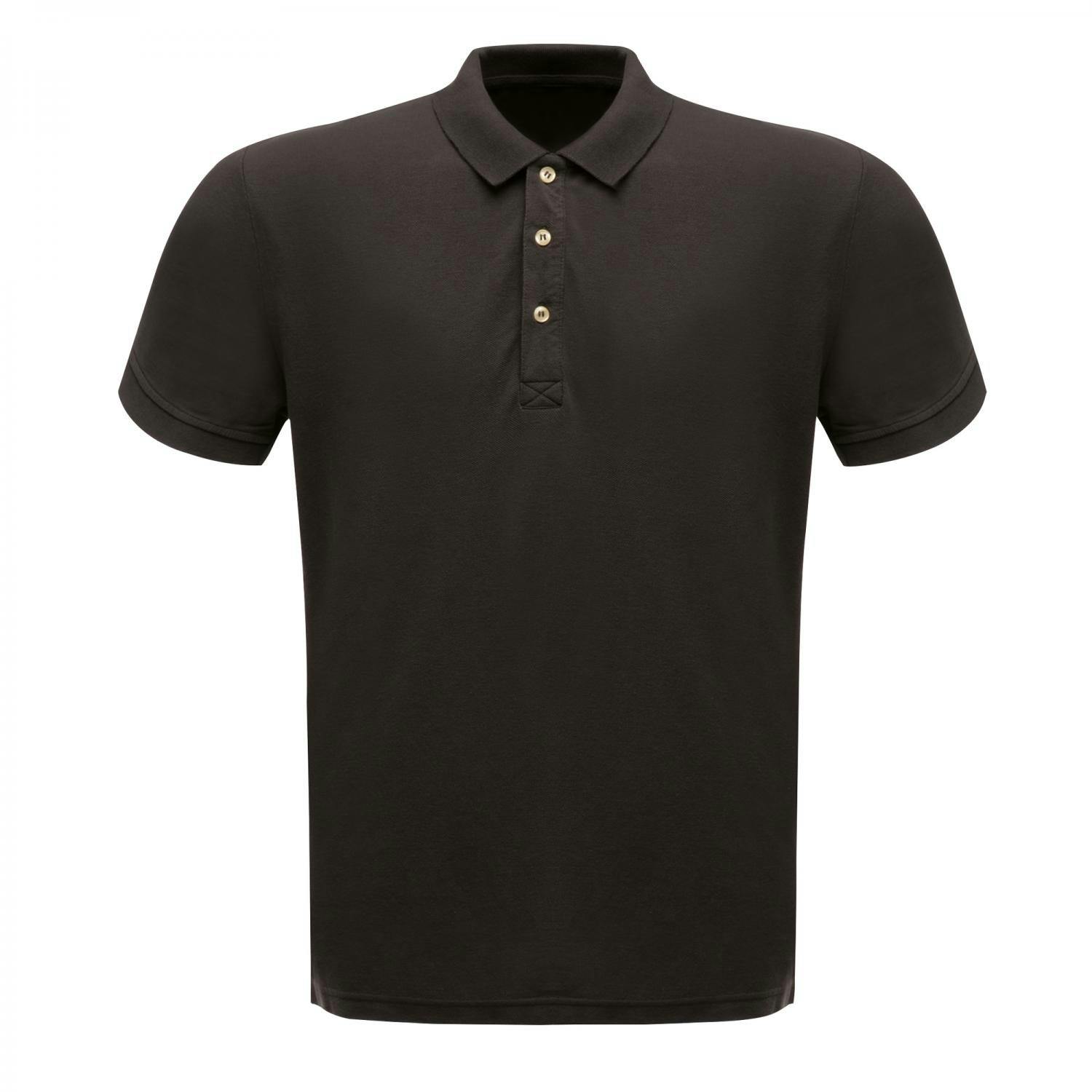 Regatta Men's Black Professional Classic 65/35 Short Sleeve Polo Shirt - Xxxl - 65% Polyester/35% Cotton