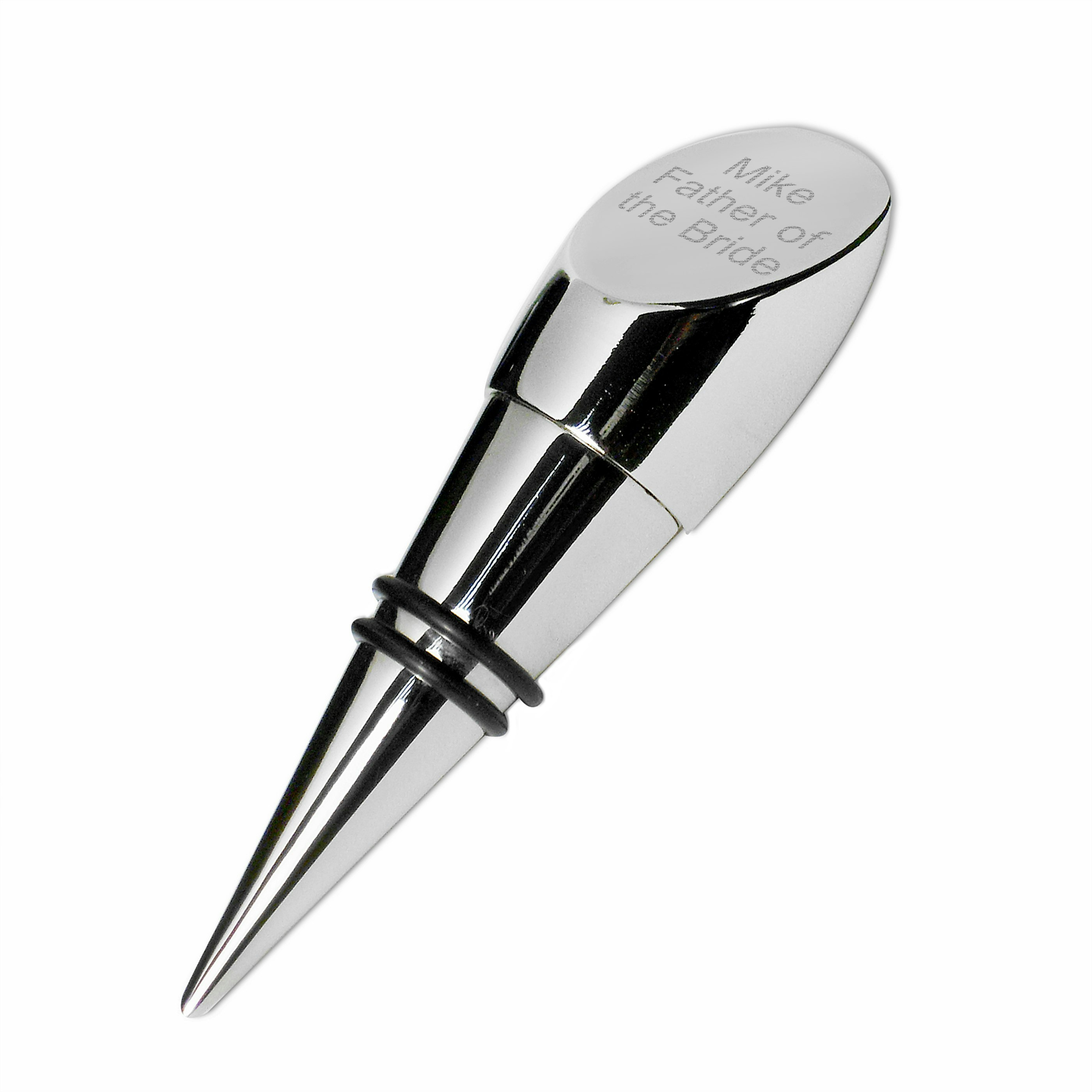 Rackhams Silver Personalised Wine Stopper