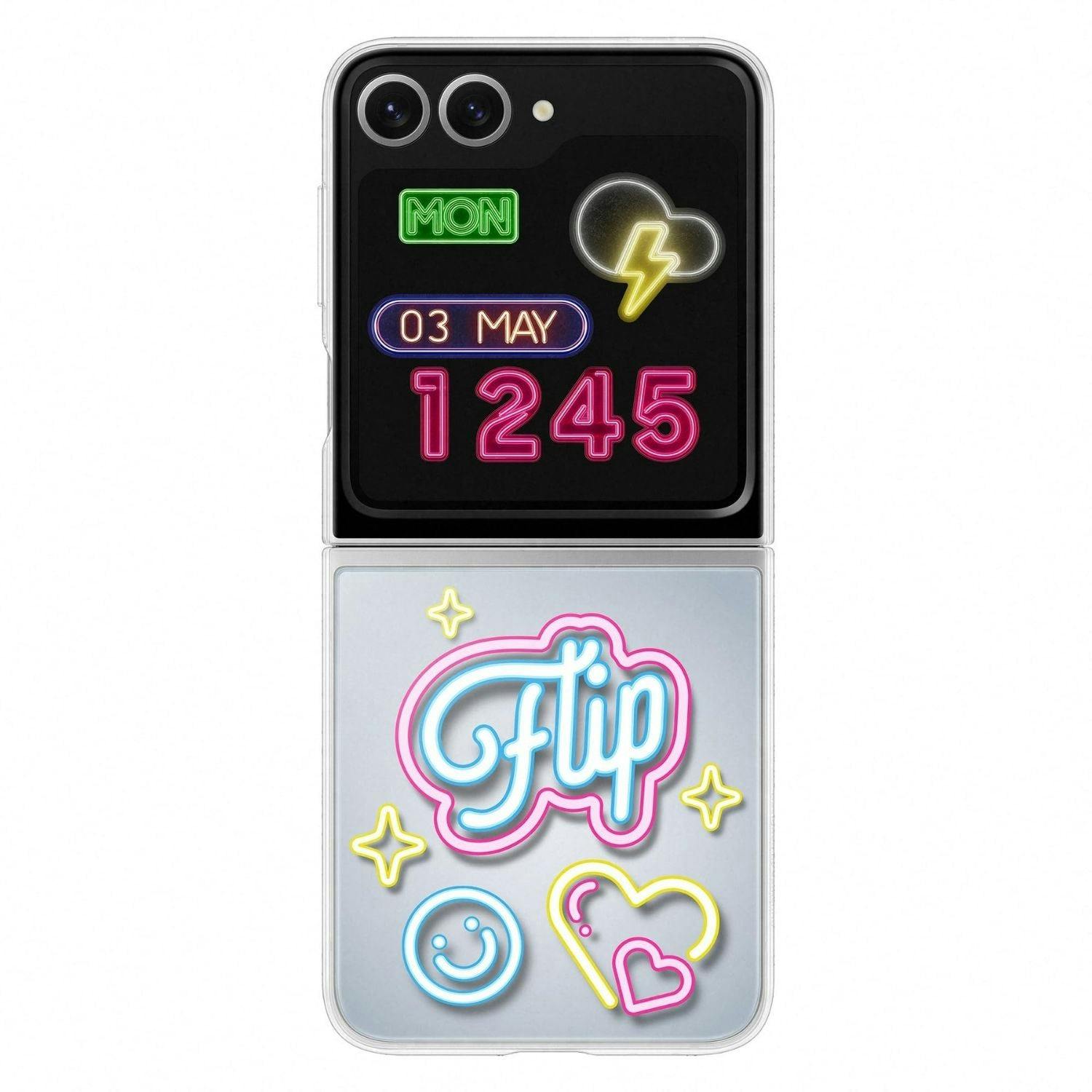 Samsung Galaxy Z Flip 6 Neon Flipsuit Case Grey - Ef-Zf741ctegww - Image 9