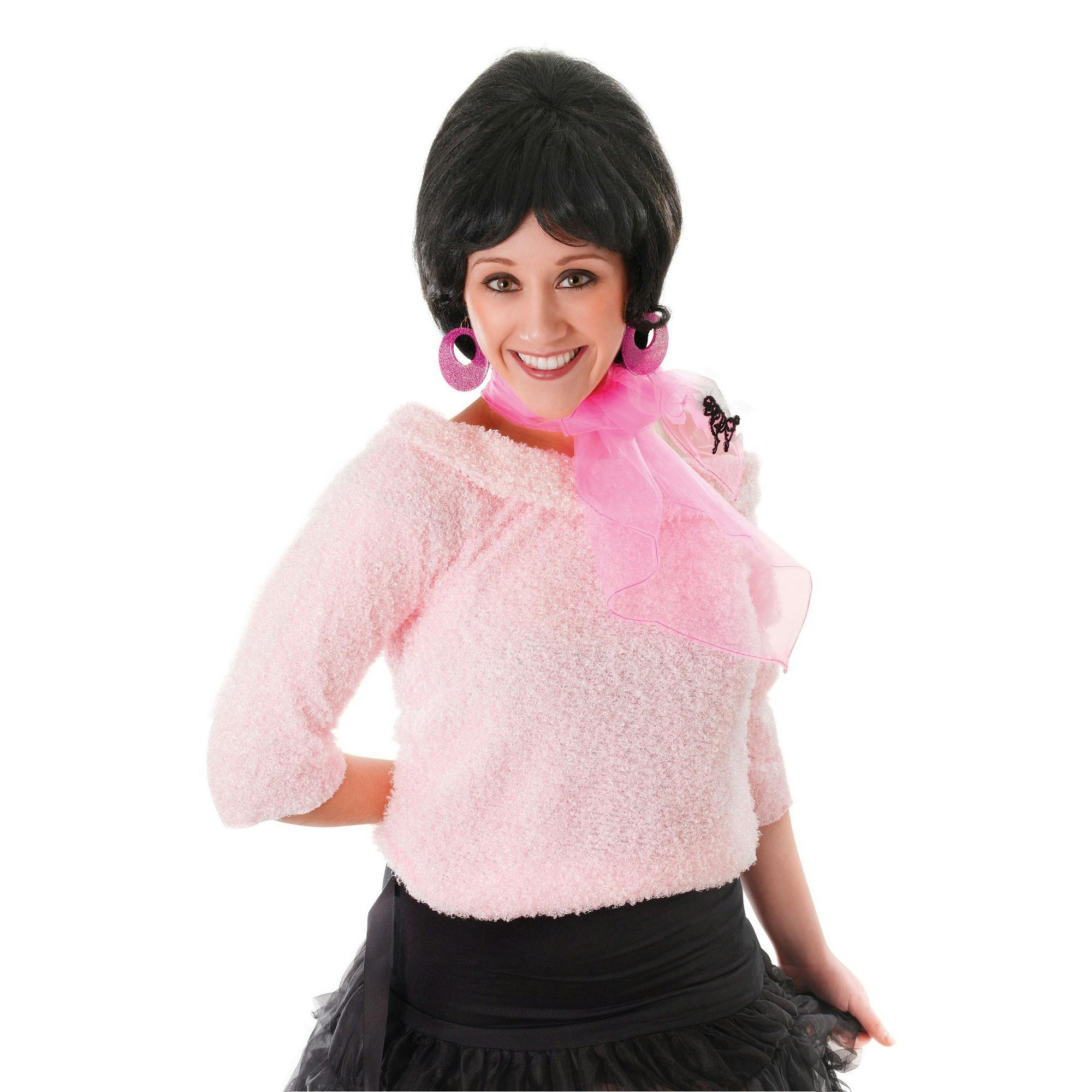 Bristol Novelty Unisex Pink Adults Poodle Scarf - One Size