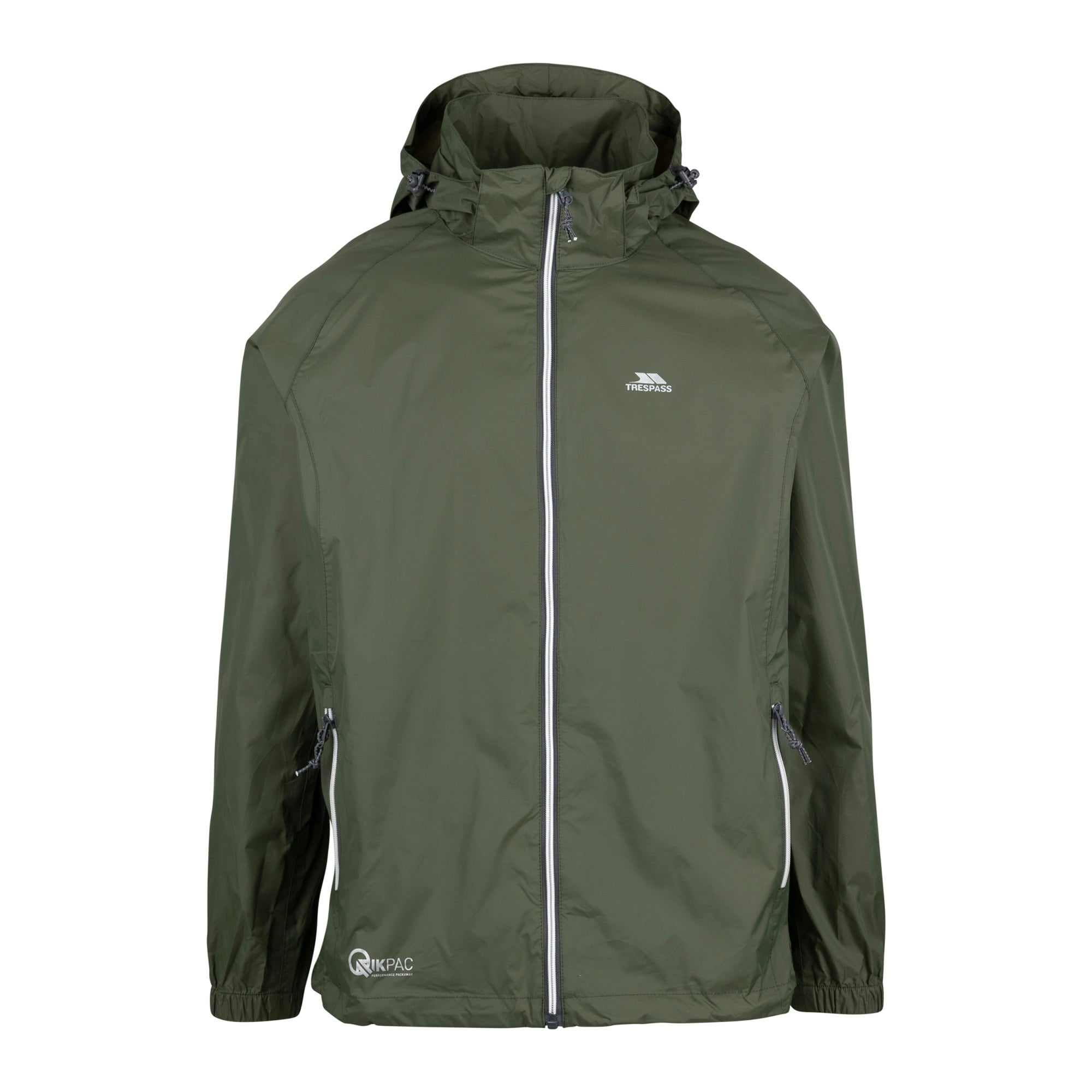 Trespass Unisex Qikpac X Packaway Jacket - Moss - Moss - S - 100% Polyester
