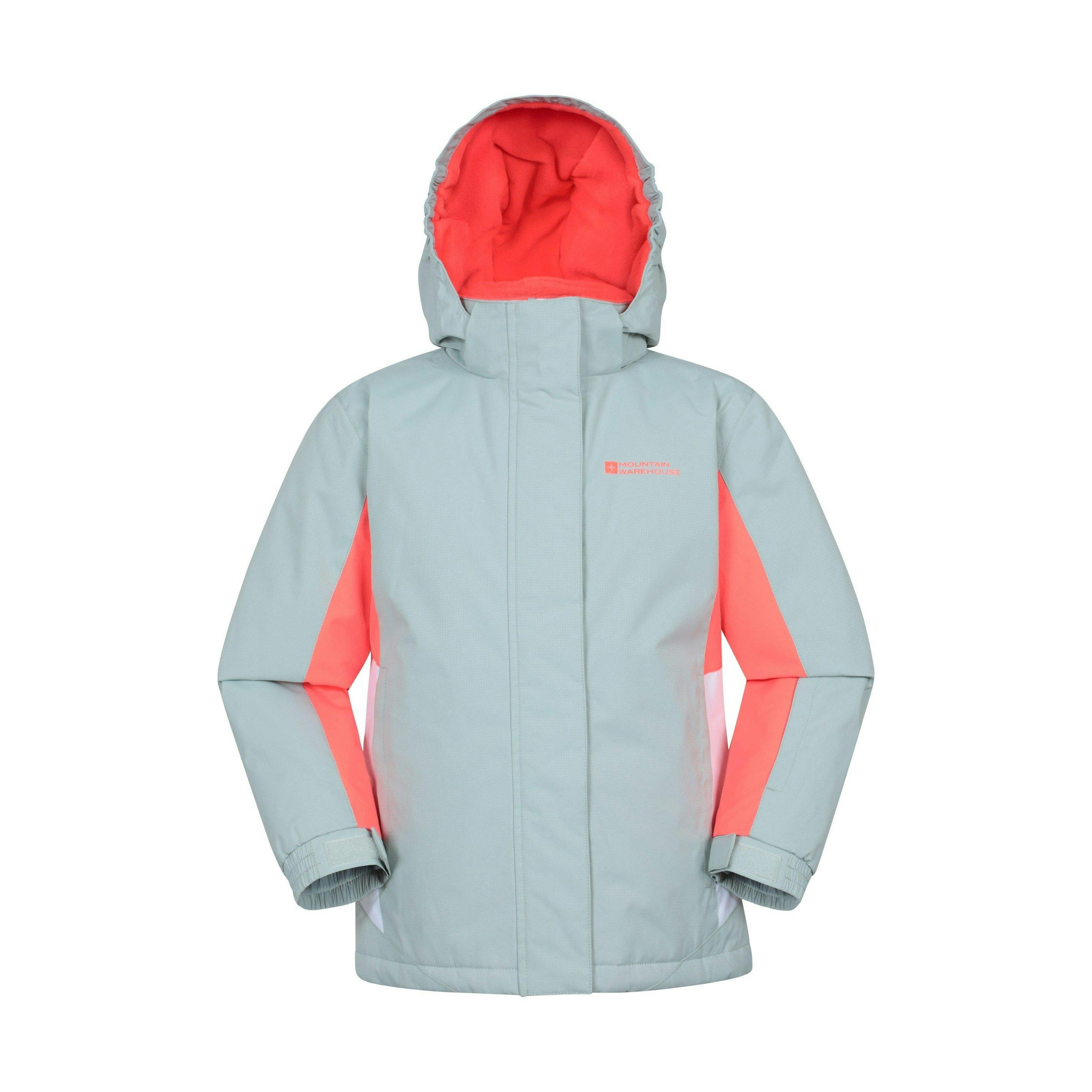 Mountain Warehouse Green Kids Honey Ski Jacket - Pale - Pale - 13 Years - 100% Polyester