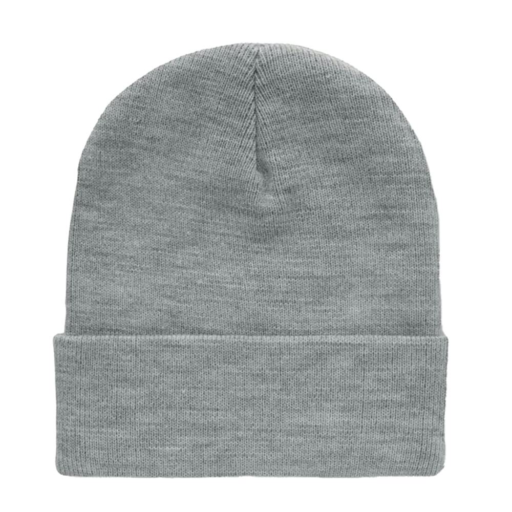 Midocean Unisex White/Grey Adult Polo Rpet Cuffed Beanie - One Size