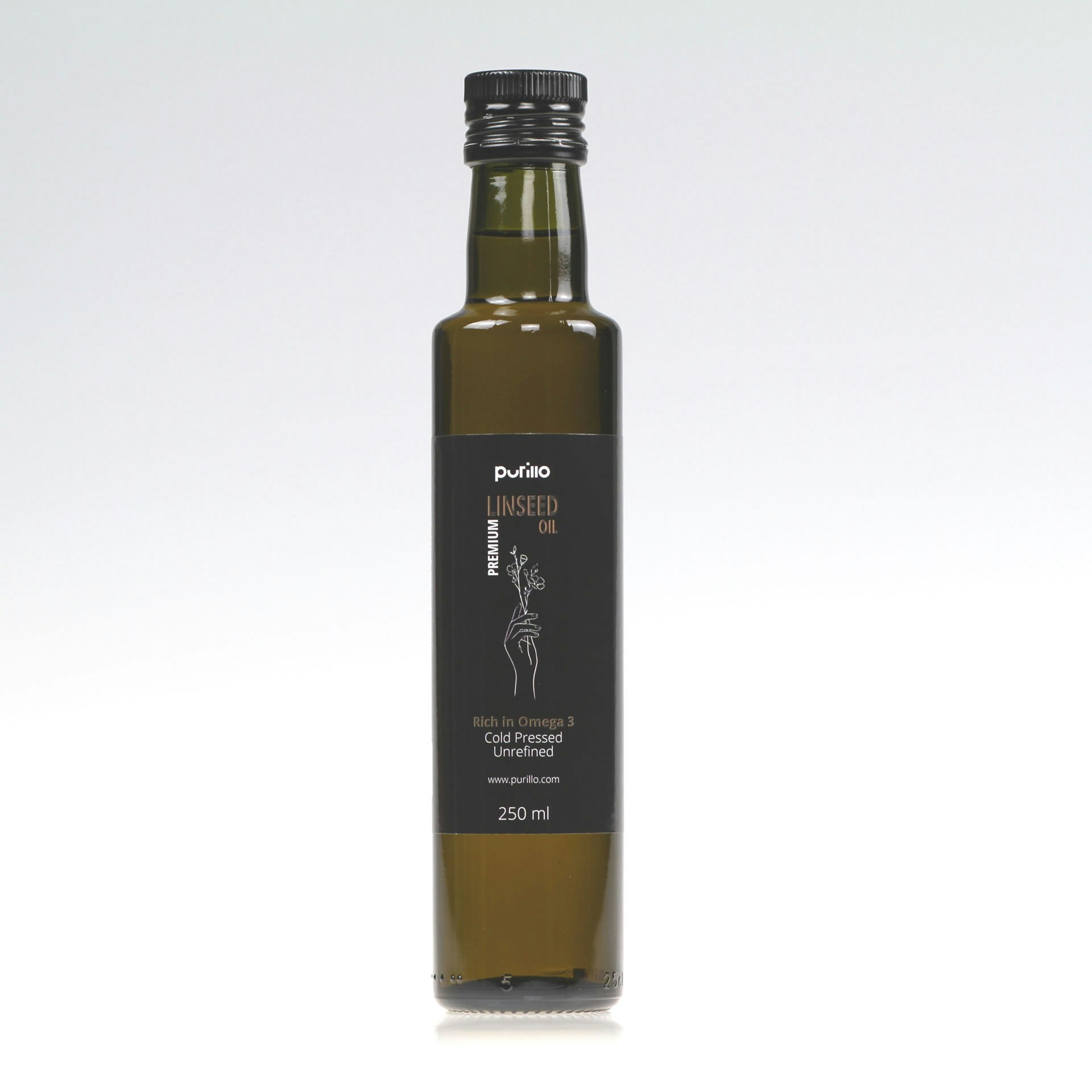 Purillo Linseed Oil - Cold Pressed | Unrefined - 250 Ml - 1