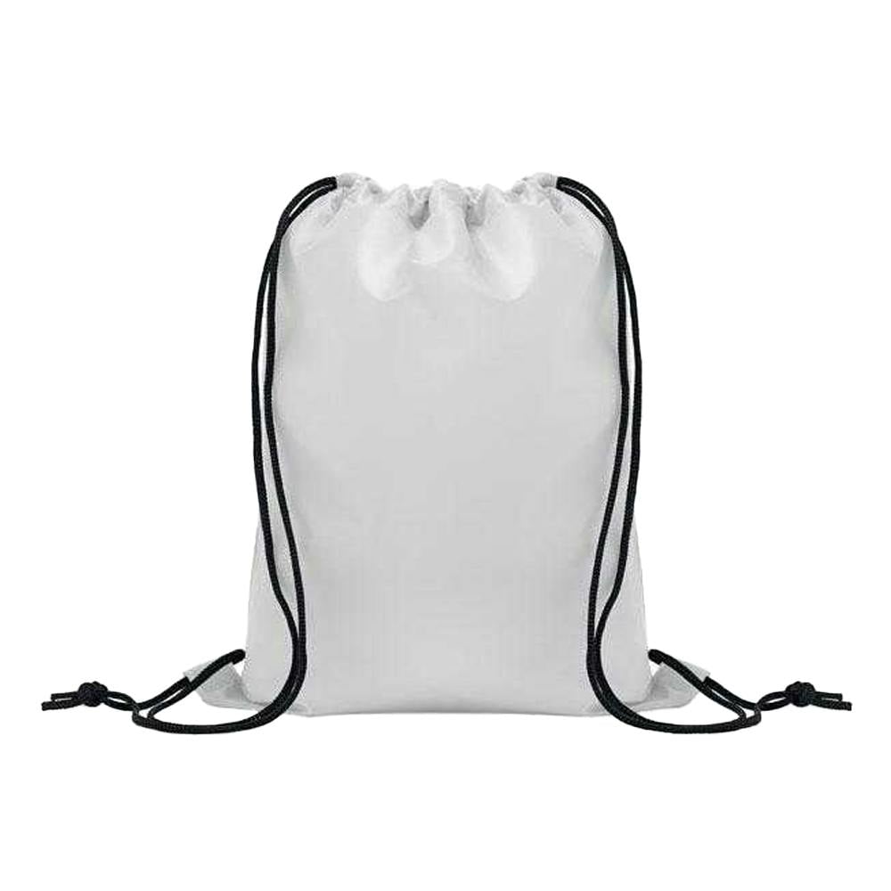 Midocean White Childrens/Kids Shoop Drawstring Bag - One Size