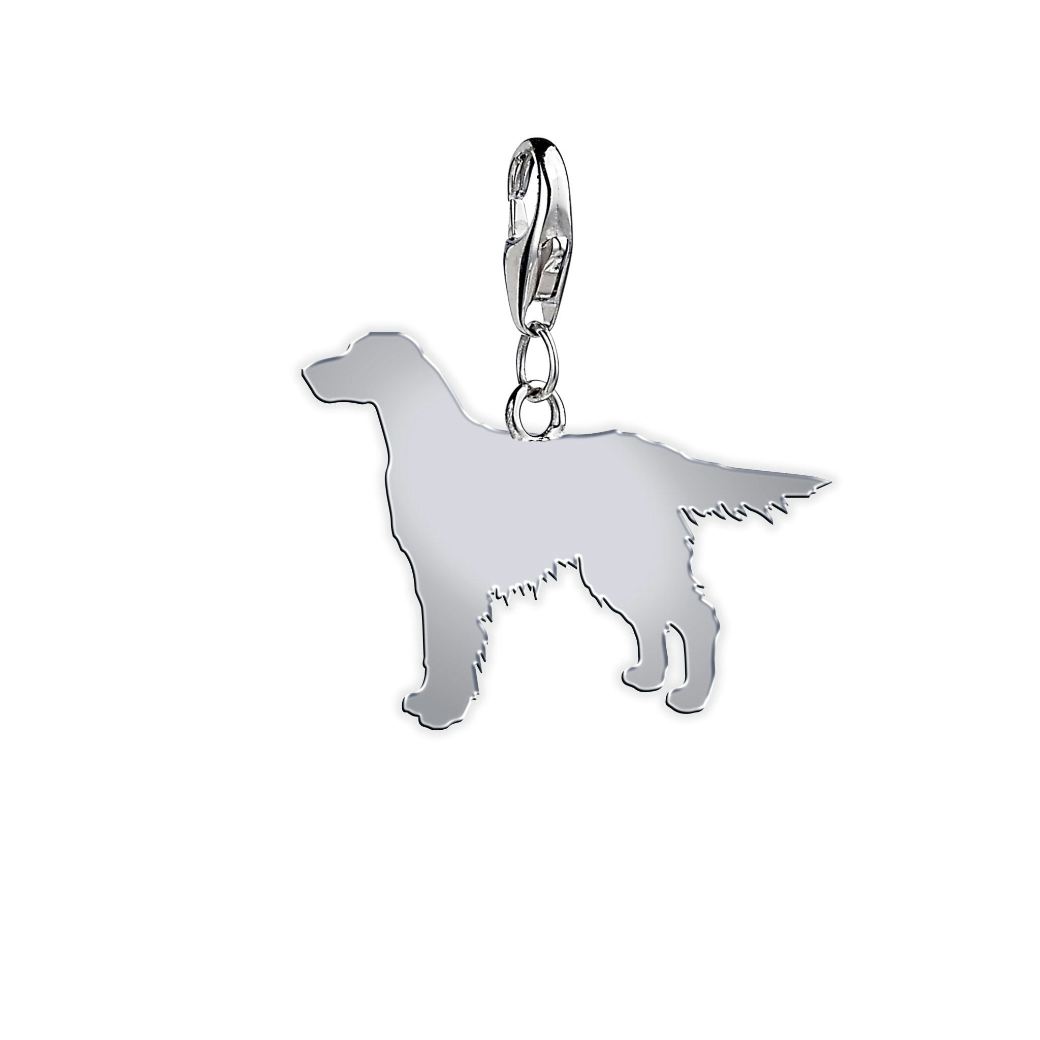 Mylee London Silver Irish Setter Silhouette Charm - No - Clip On Charm
