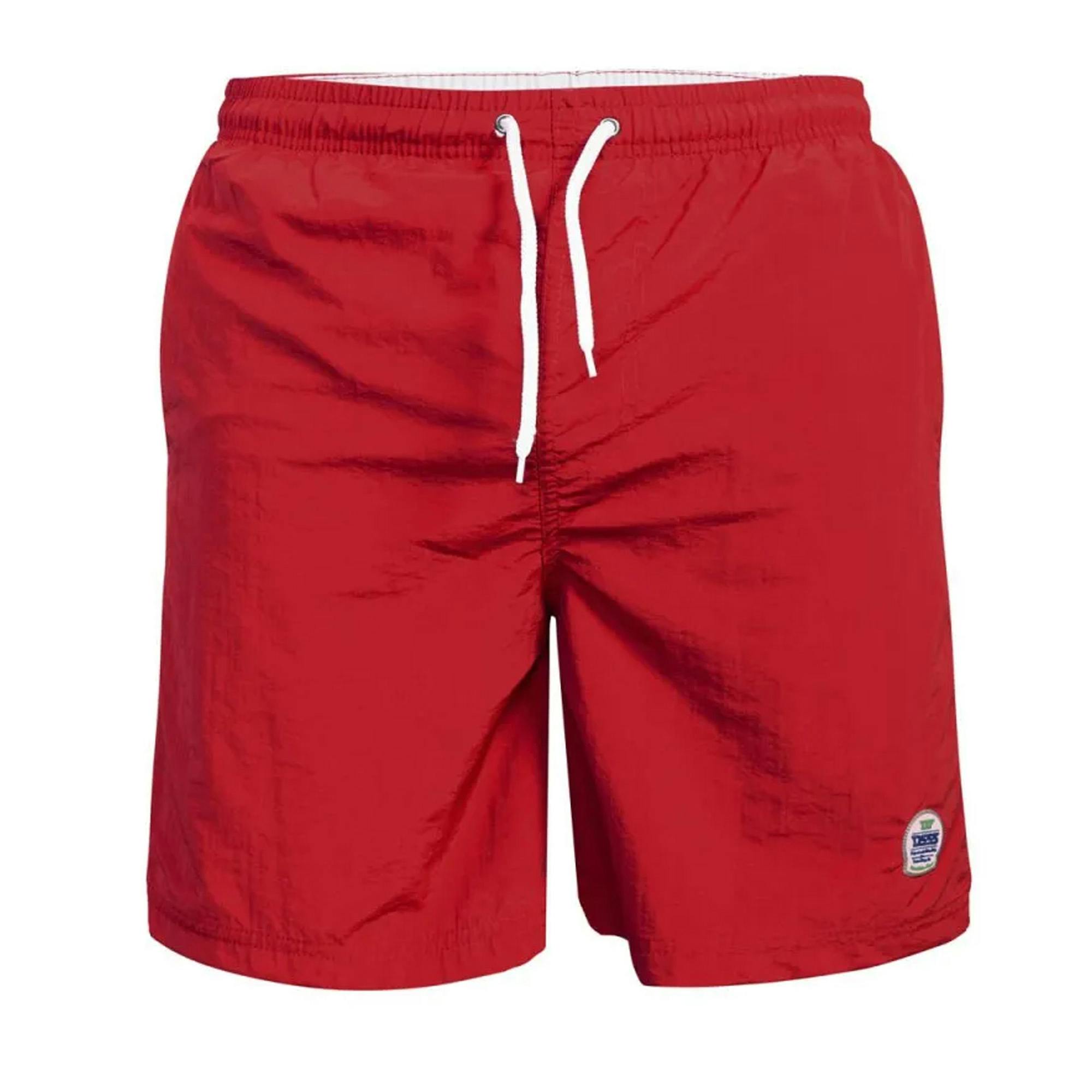 Duke Men's Red D555 Yarrow Swim Shorts - S - 100% Nylon