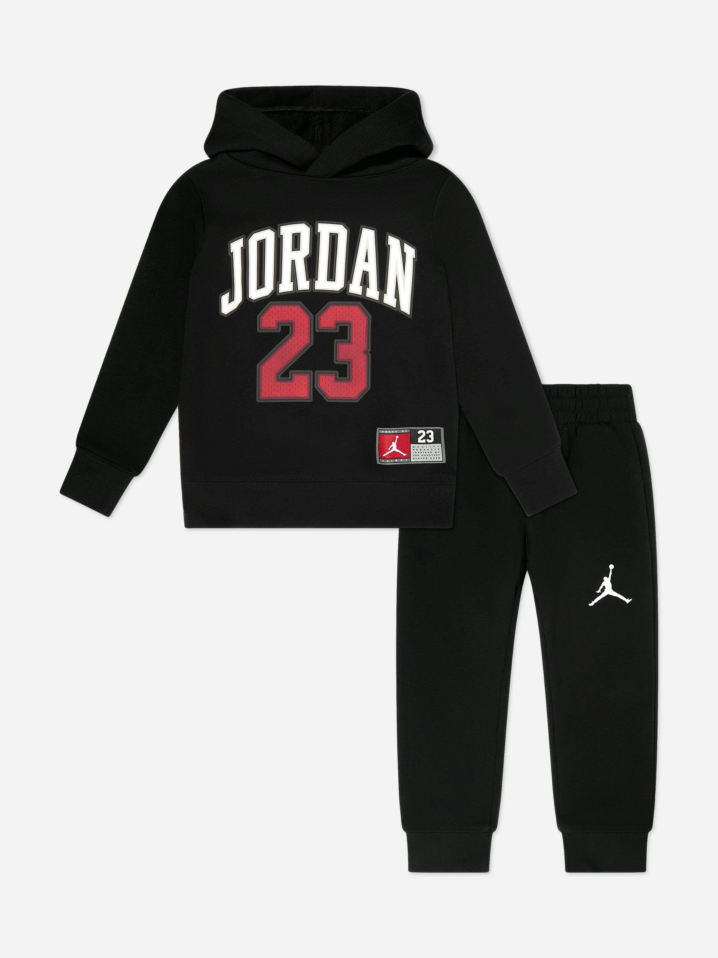 Jordan Boys Black Kids Logo Tracksuit In - 4 - 5 Yrs