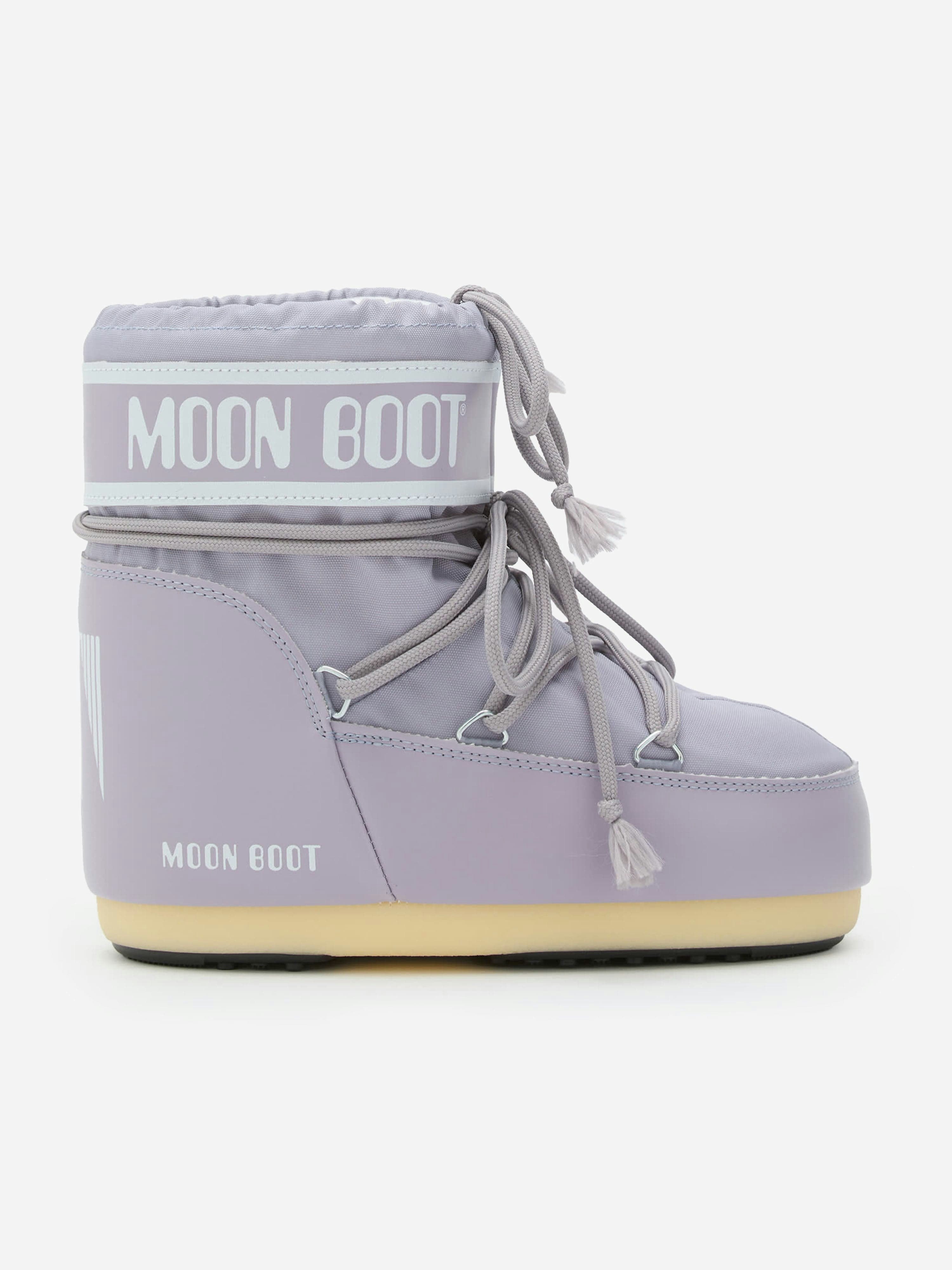 Moon Boot Girls Purple Icon Low Boots In - Eu 39 - 41 Uk 6 - 7.5