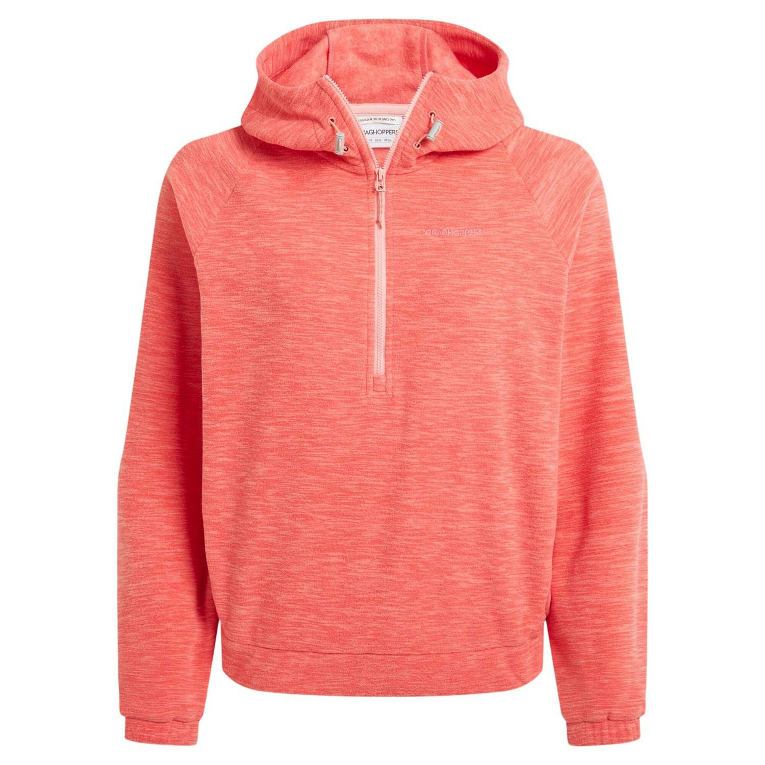 Craghoppers Women's Coral Esk Half Zip Fleece Top - Reef - 18 Uk - Reef - 60% Recycled Polyester/40% Polyester