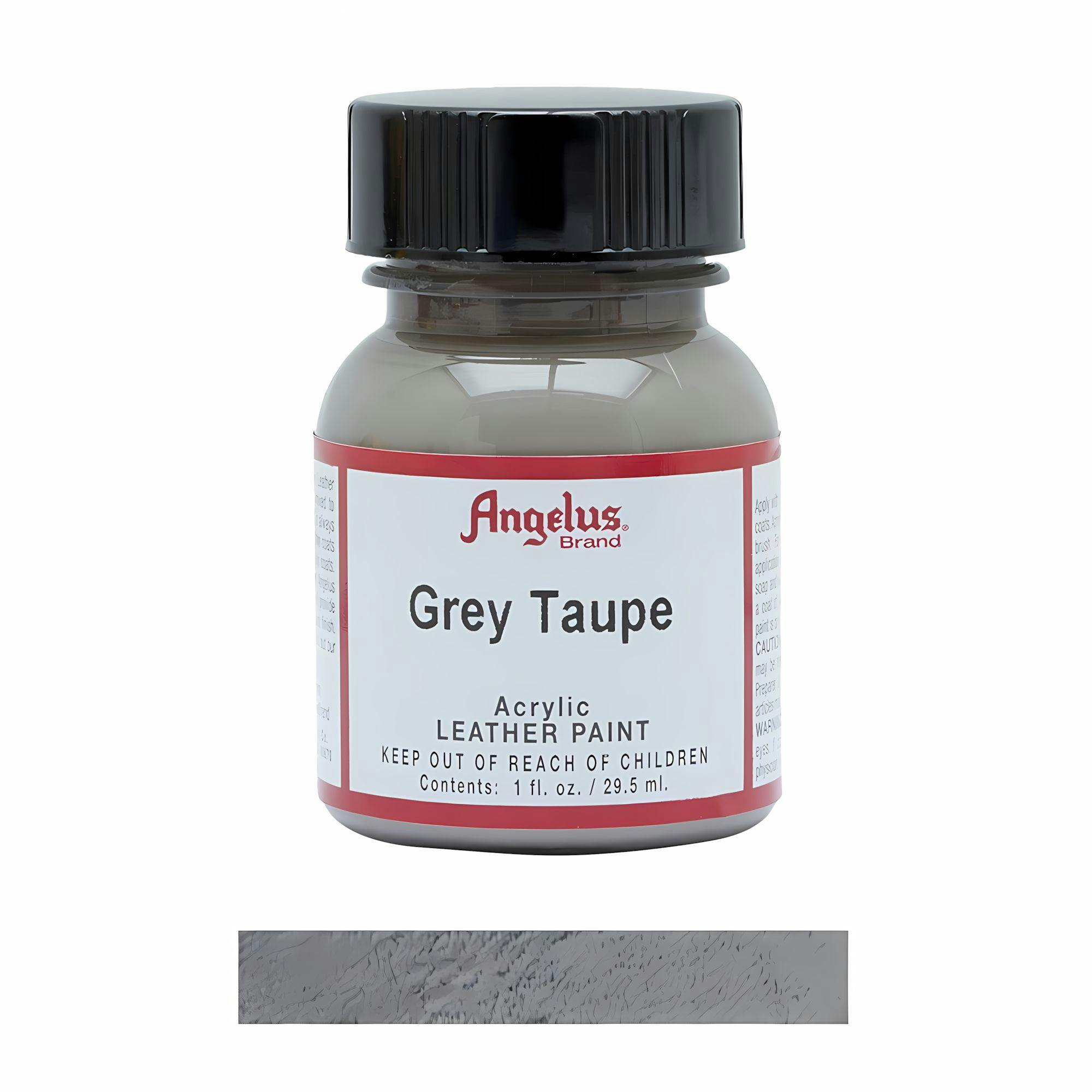 Rackhams Grey Leather Paint For Sneaker Customs And Shoes 1Oz - Taupe
