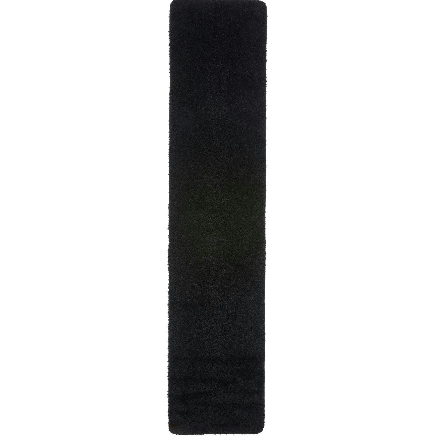 The Rugs Black Tufted Washable Rug – Colour - 67X300 Cm