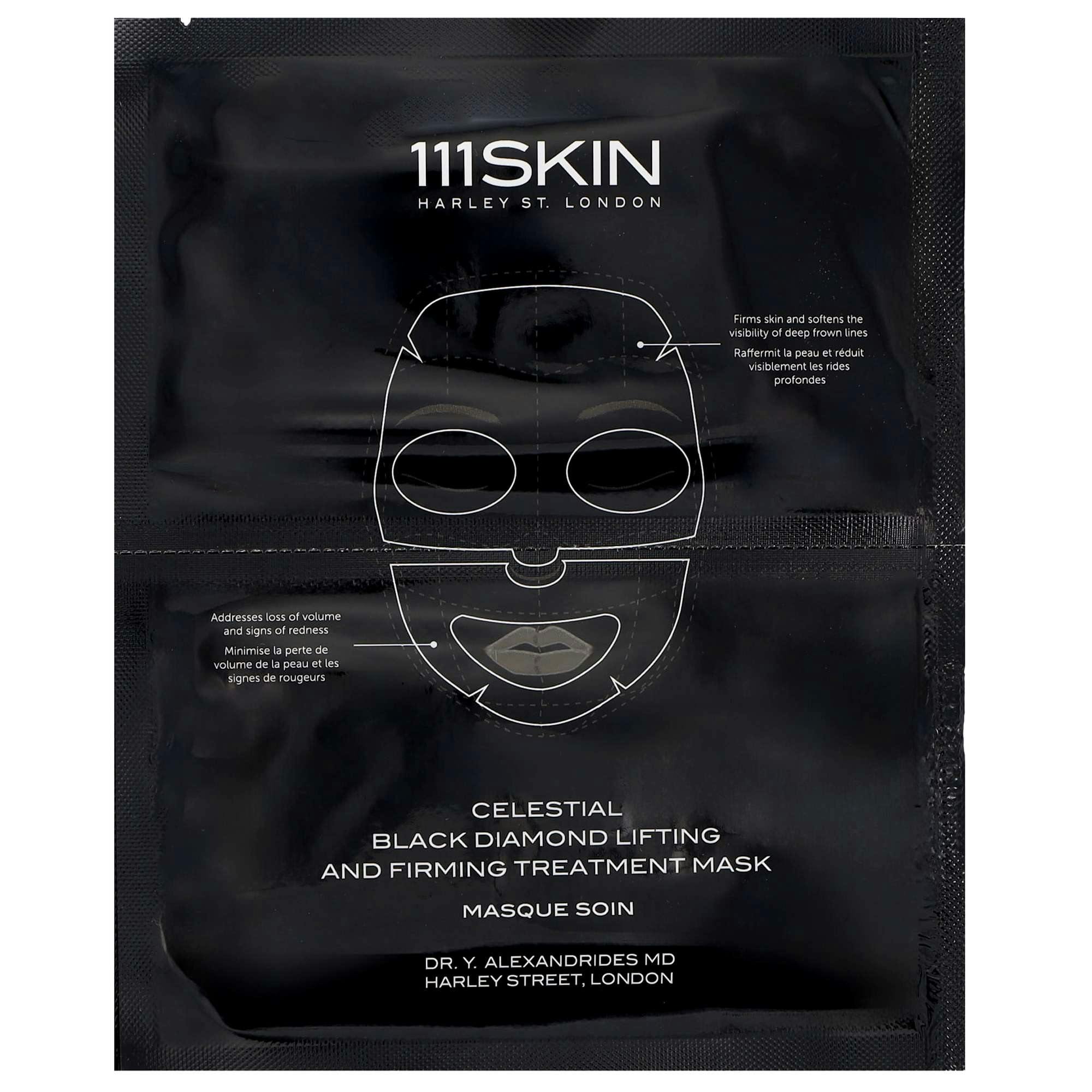 111Skin Black 111 Skin Intensive Celestial Diamond Lifting & Firming Treatment Mask 5 X