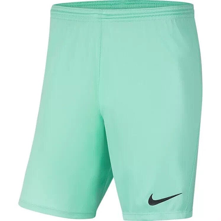 Nike Men's Turquoise Park Dri-Fit Football Shorts Bv6855 - L