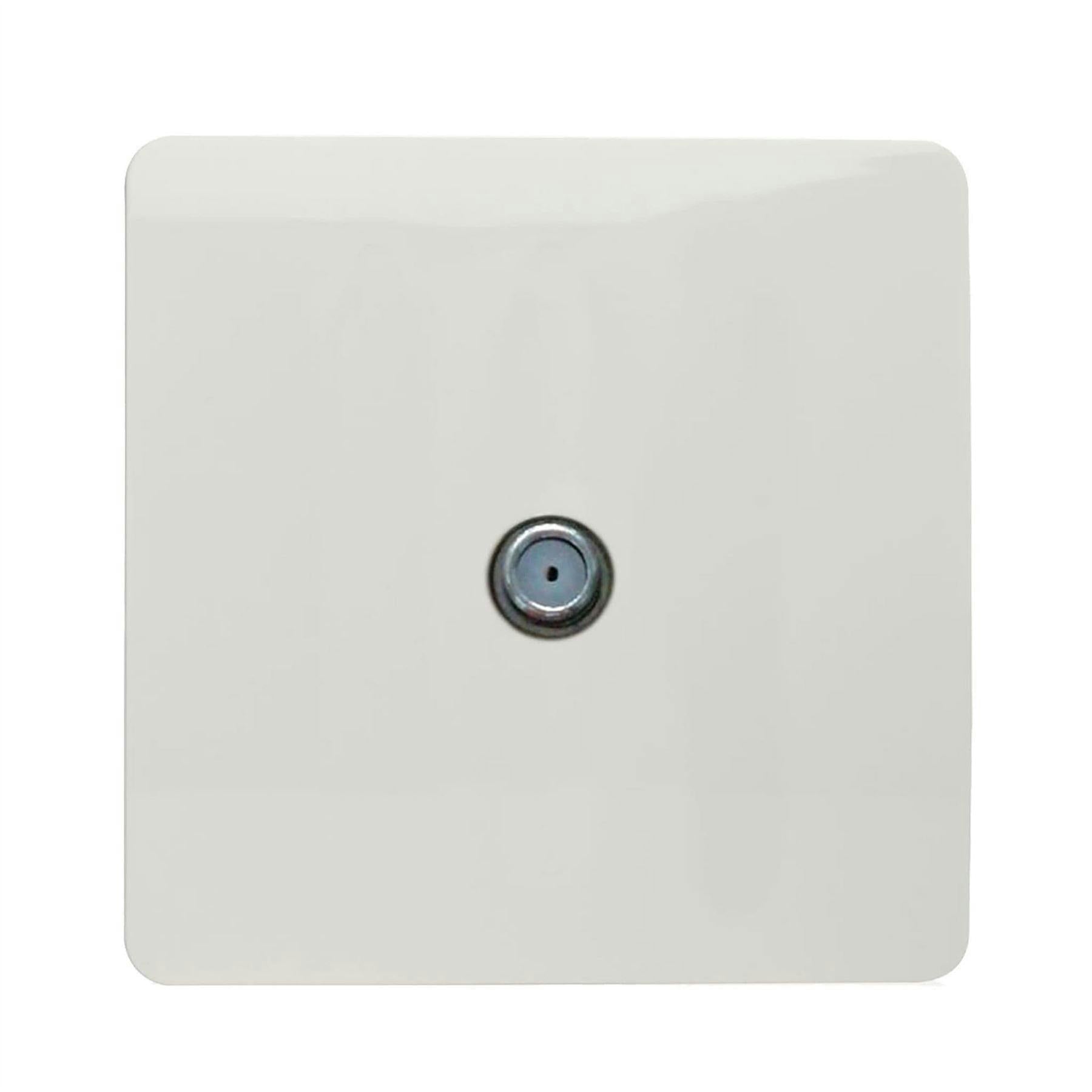Trendi Switch 1 Gang Male F-Type Satellite Socket White - Image 4