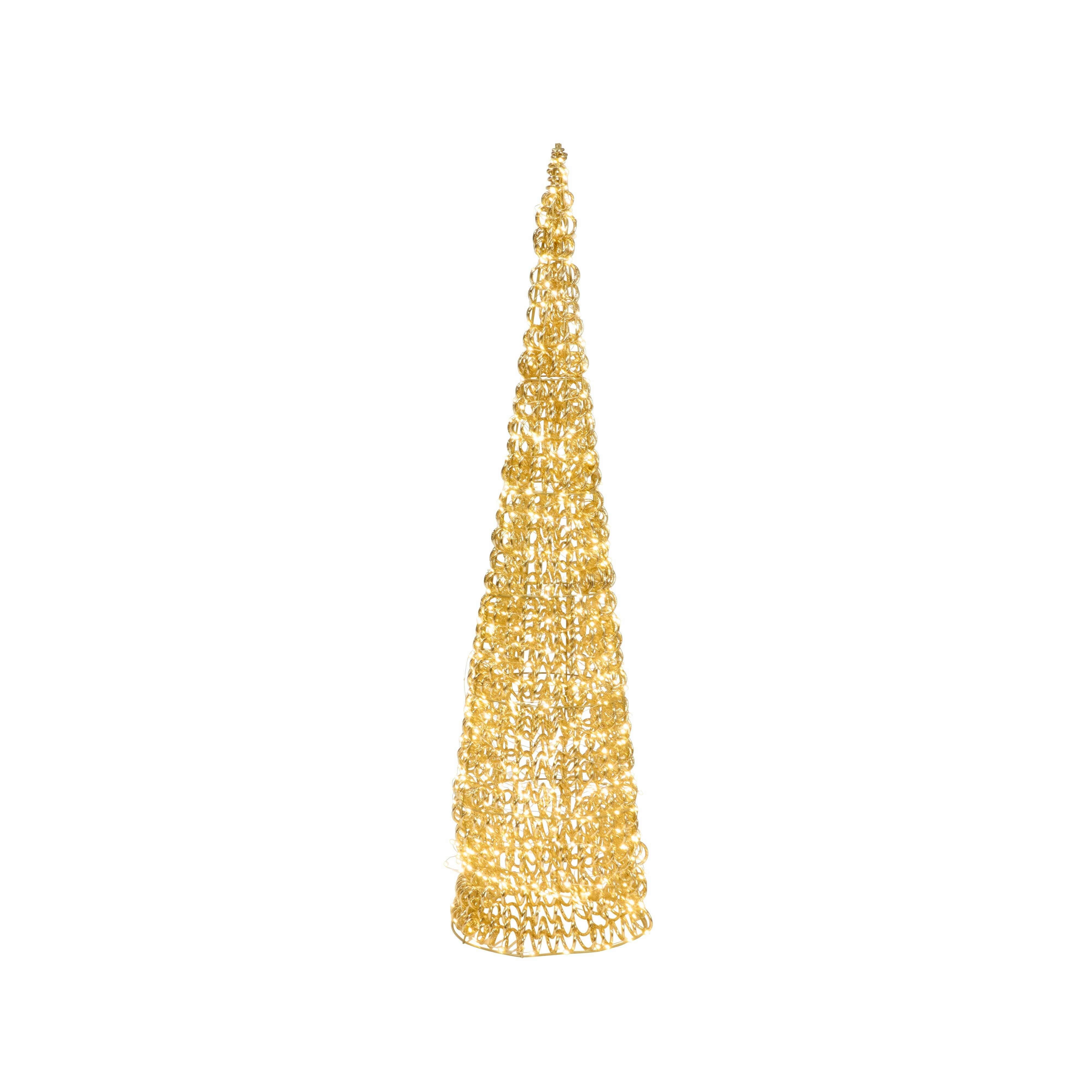 Mysmartbuy Unisex Multicolor Titan Gold Led Treebelisk Cone Light 120Cm - Image 2