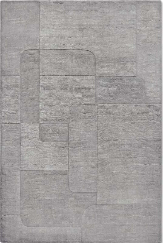 Villeroy & Boch Grey Charlotte Wool Rug - 190X280 Cm