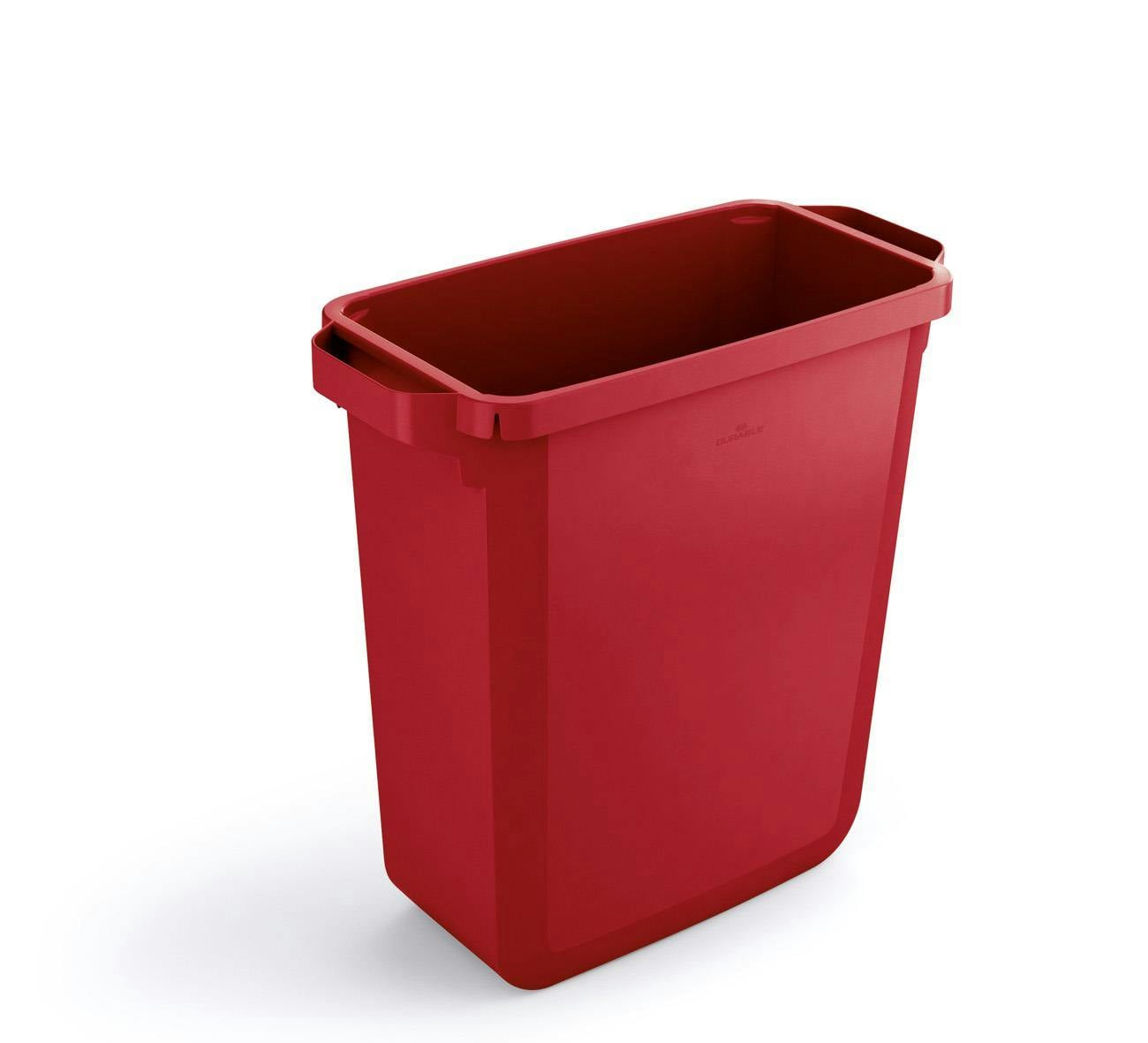 Rackhams Red 60L Waste Bin | Rectangular Recycling Bin | Food Bin | Durabin