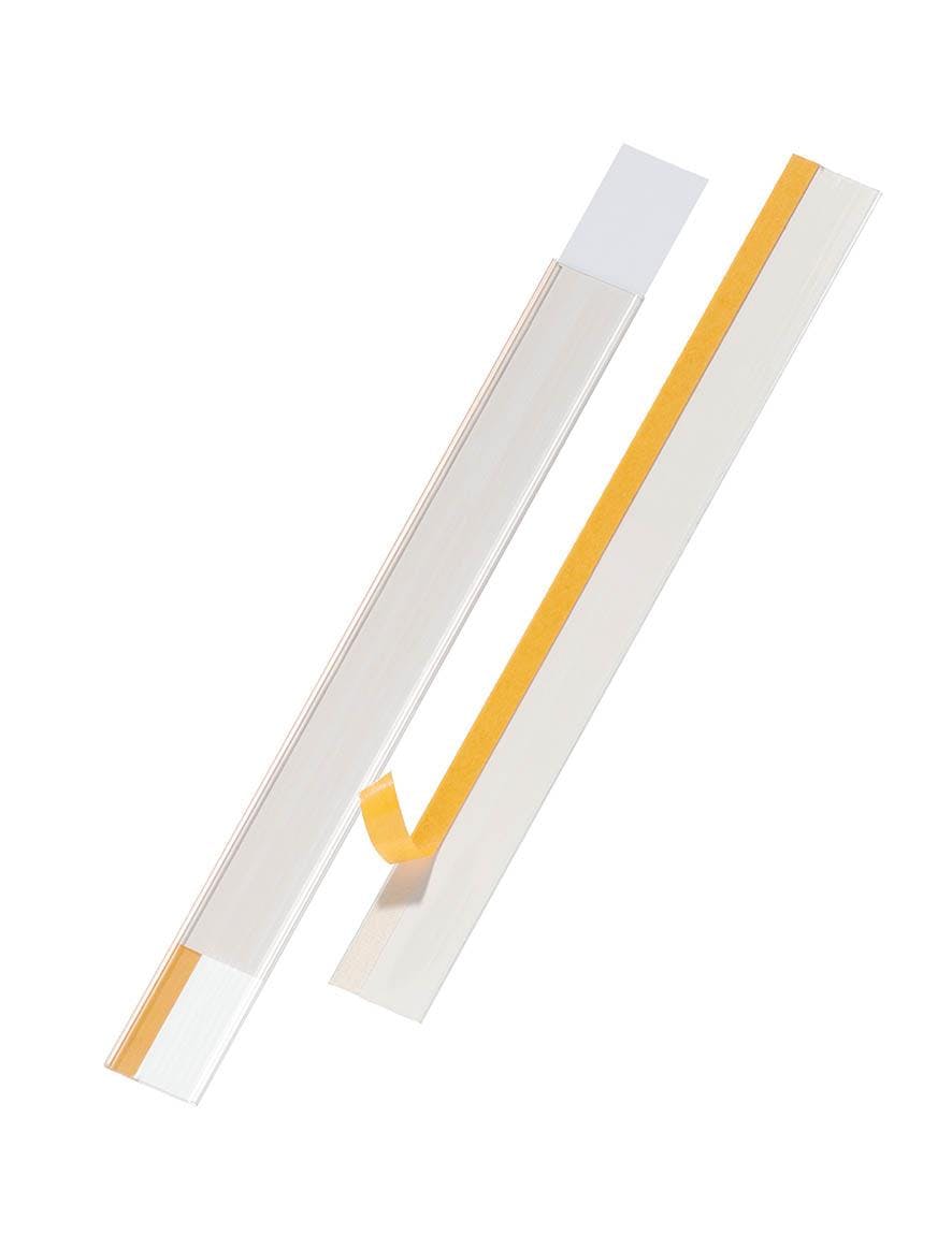 Rackhams Scanfix Self-Adhesive Epos Ticket Strip Holder | 25 Pack | 1000 X 62Mm