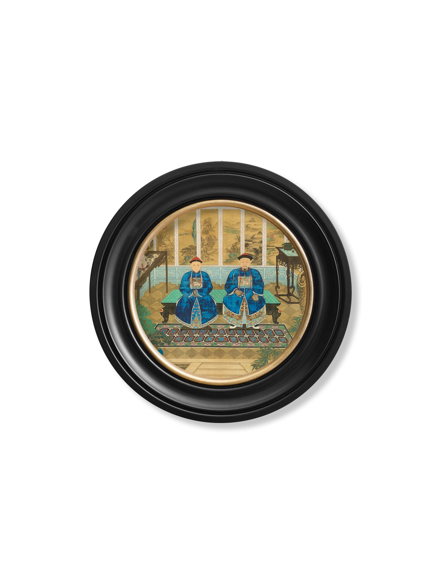 Rackhams Imperial Censor And His Wife - Round - 44 X 44Cm - Oxford Round