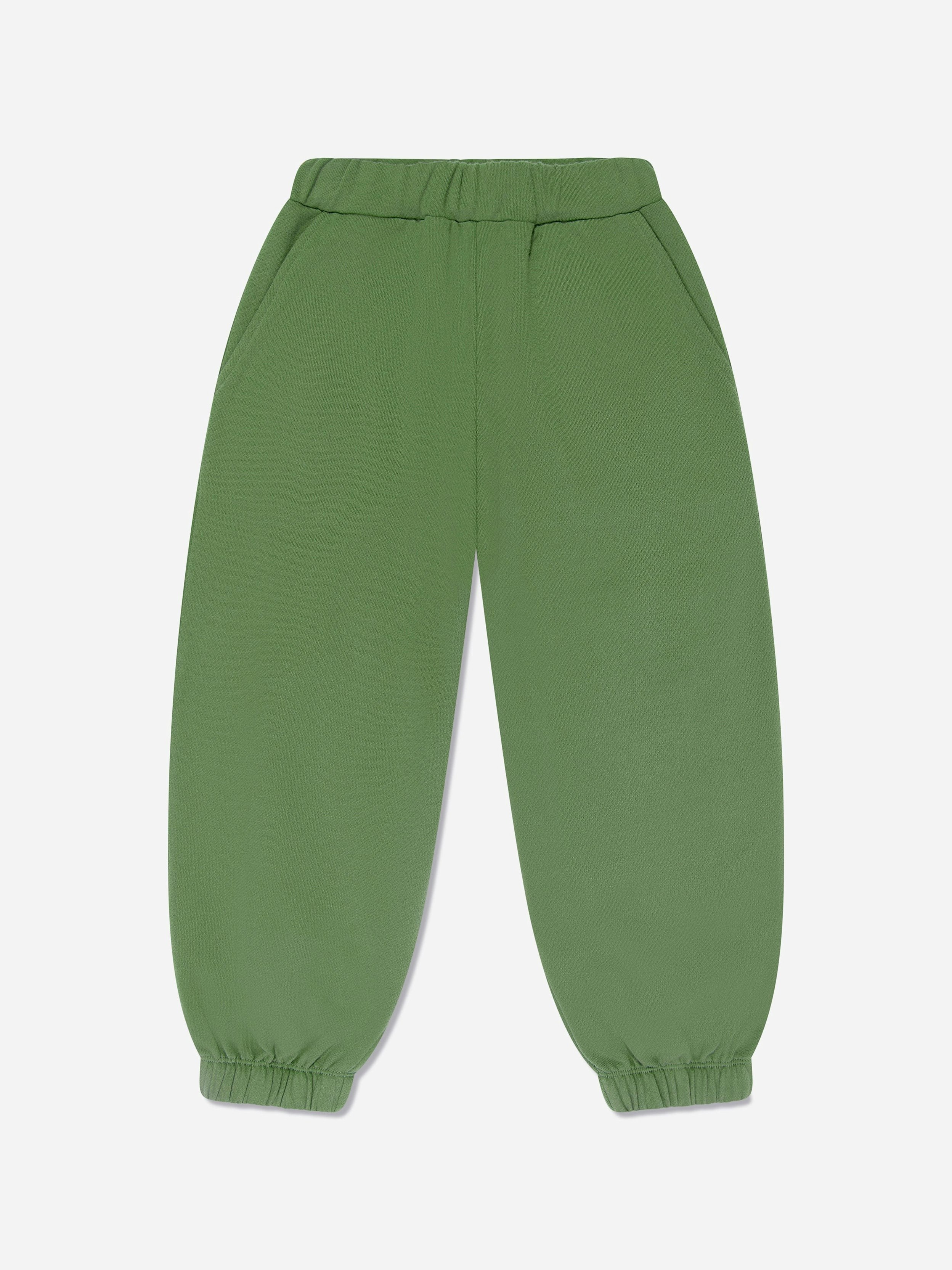 Etro Boys Green Branded Joggers In - 10 Yrs