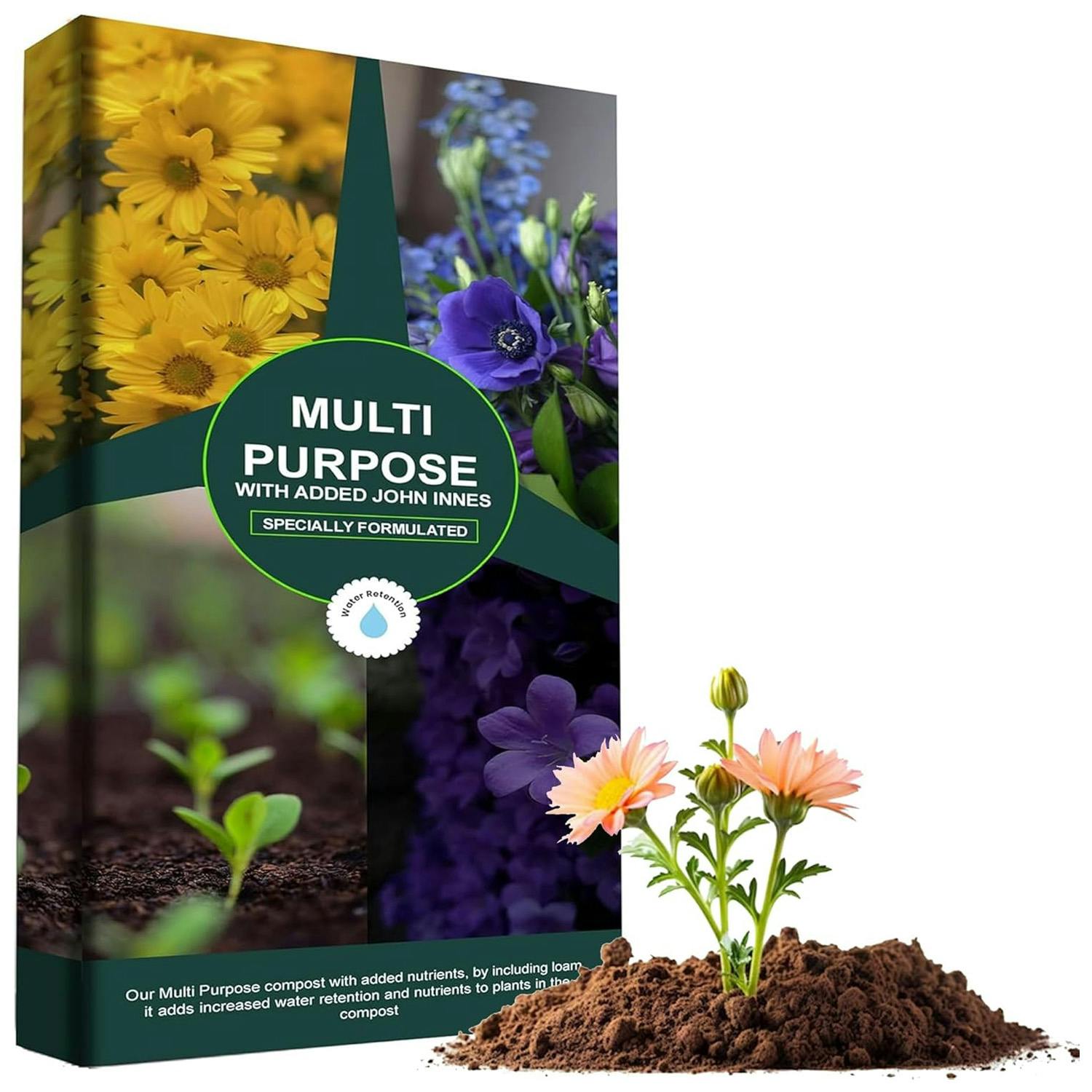 Rackhams 40 Litre Special Multi Purpose Compost Soil With Added John Innes Promotes Rooting - 1 Bag (40 Litre)