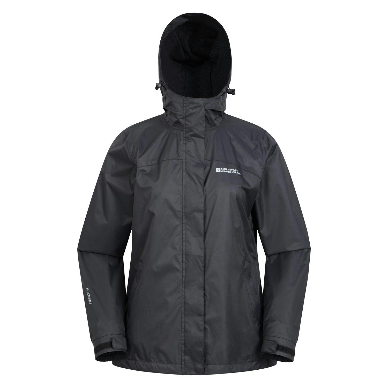 Mountain Warehouse Women's Black / Torrent Waterproof Jacket - 18 Uk - 100% Polyamide