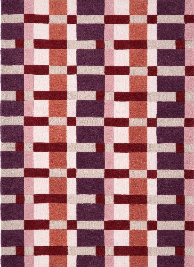 The Rugs Hand-Carved Wool Weave Rug – Multicolour - 120X170 Cm